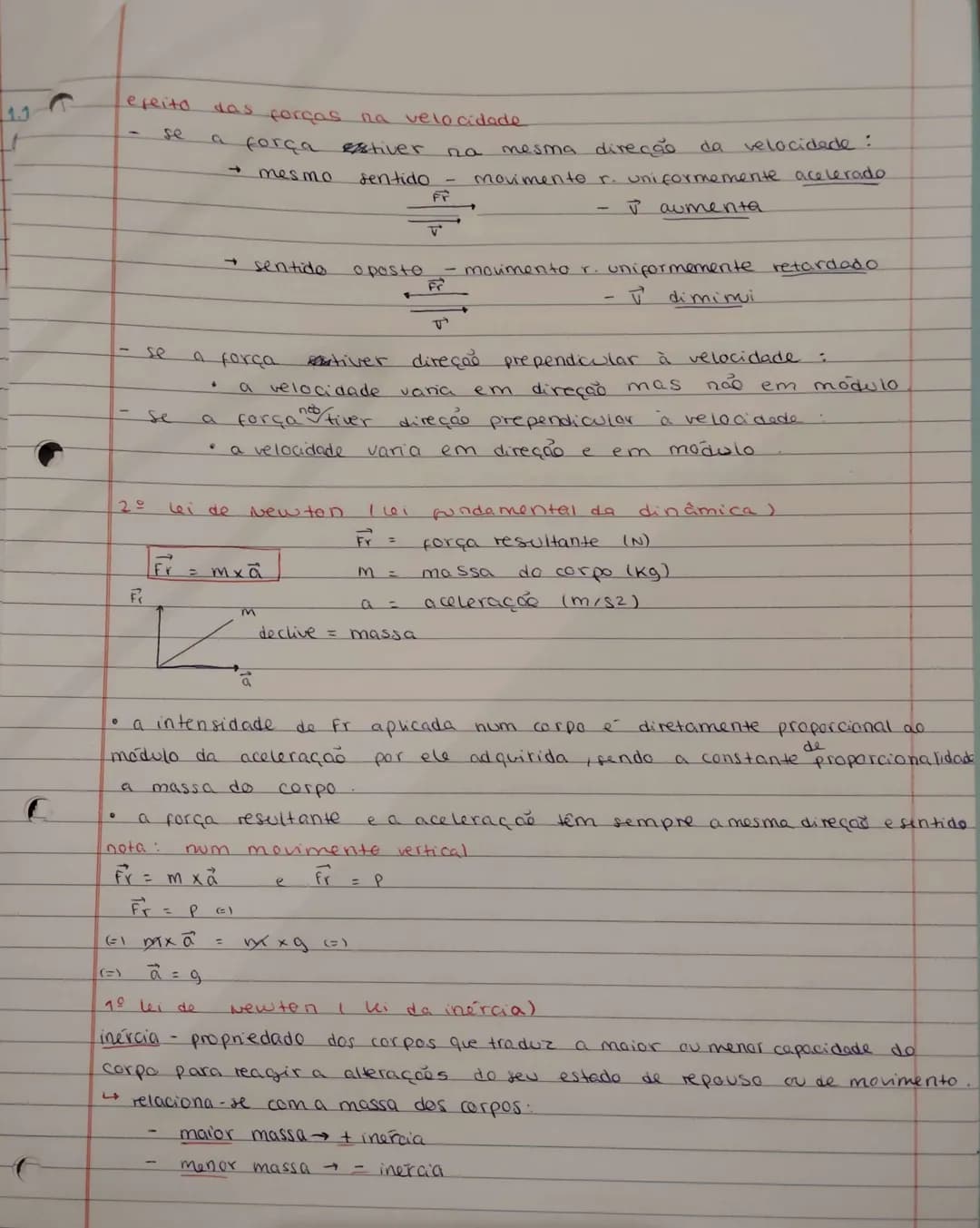 # 1.1
tipos de trajetória.
FQ-11 ANO
{
retilinea
curvilineas
Graficas posição - tempo
- o estado de movimento ou de
repouso é relativo