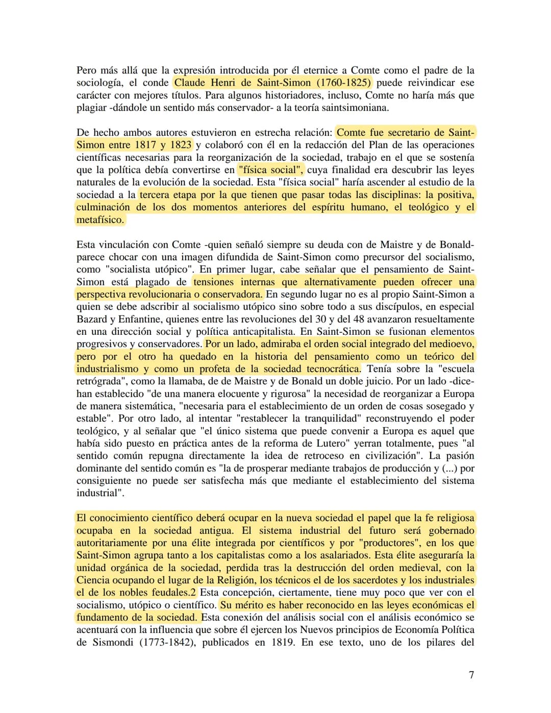 # Juan Carlos Portantiero, "La Sociología Clásica: Durkheim y Weber -
Estudio Preliminar"
## El orígen de la Sociología. Los Padres Fundado