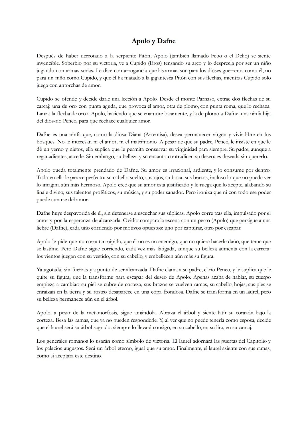 # Deucalión y Pirra
Después del gran diluvio enviado por Júpiter (Zeus) para castigar la impiedad de los humanos, la tierra
está completame