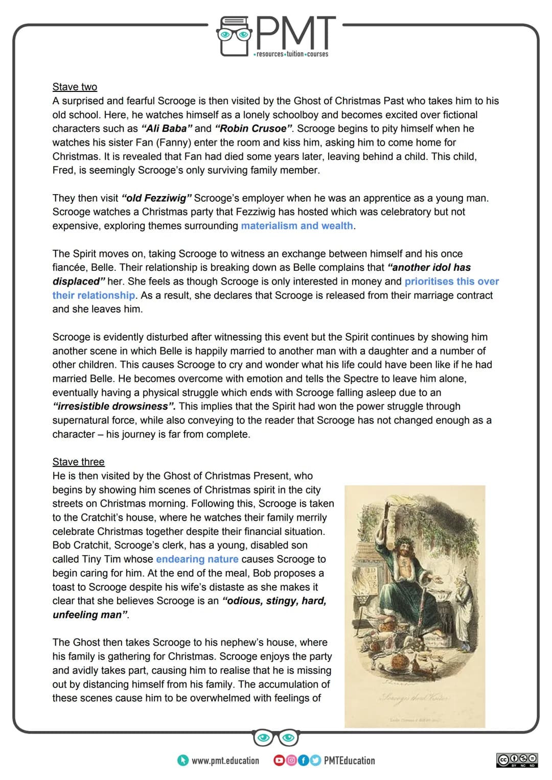 PMT
-resources-tuition-courses
# AQA English Literature GCSE
## A Christmas Carol
Overview of Text
This work by PMT Education is license