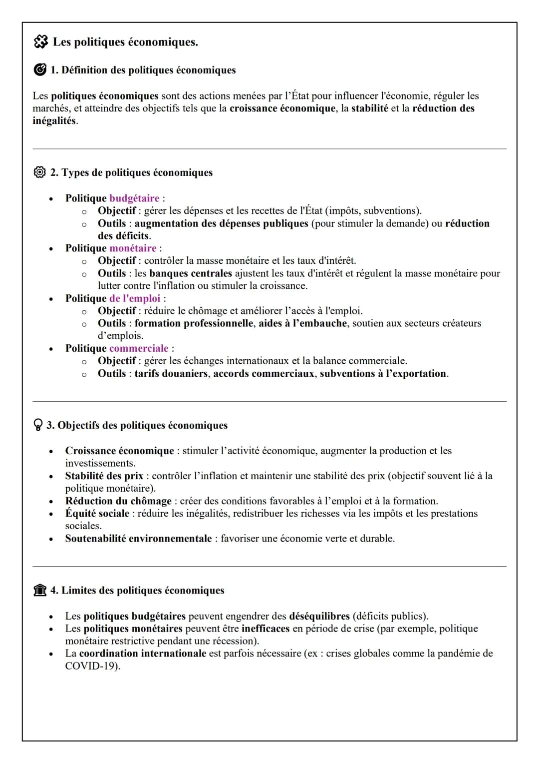 # Thème 1: l'intégration de l'entreprise dans son environnement.
Les acteurs de la vie économique.
1. Les ménages
- Ce sont les consommat