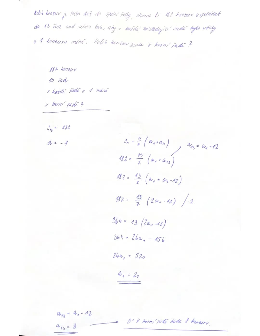 # ARITMETICKÁ POSLOUPNOST
2,4,6,8,10,12,14
6,3,0,-3,-6-9
-719,17,25, 33
$a$
$d$ deference
↓
$a_1, a_2, a_3, a_4, a_5, a_6$ ... $a_{n