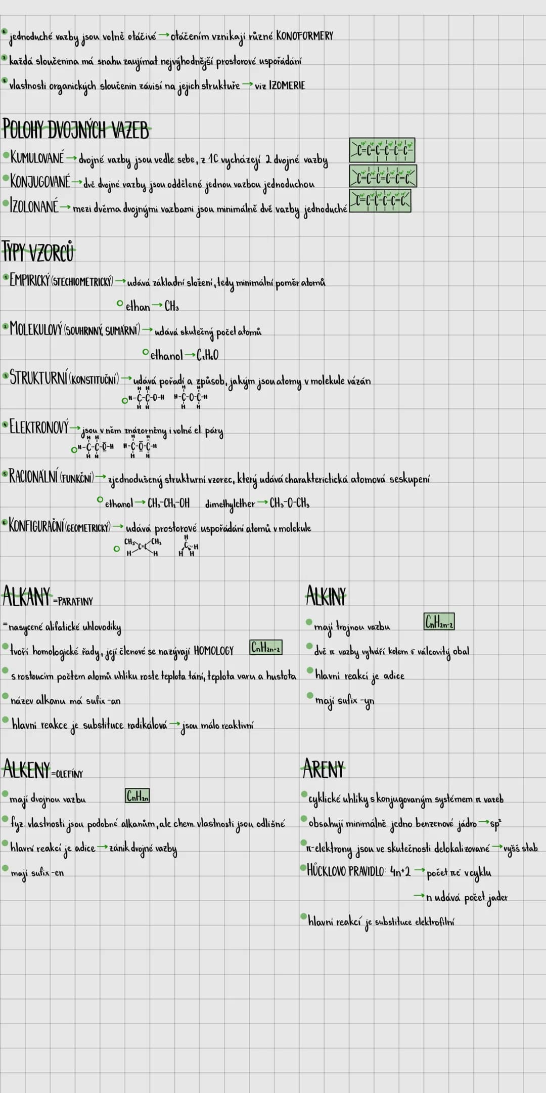 # ORGANICKÉ NÁZVOSLOVÍ
* organická chemie studuje chemii uhlíku má schopnost se řetězd
* ORGANICKÉ SLOUČENINY-sloučeniny Ca dalších prv