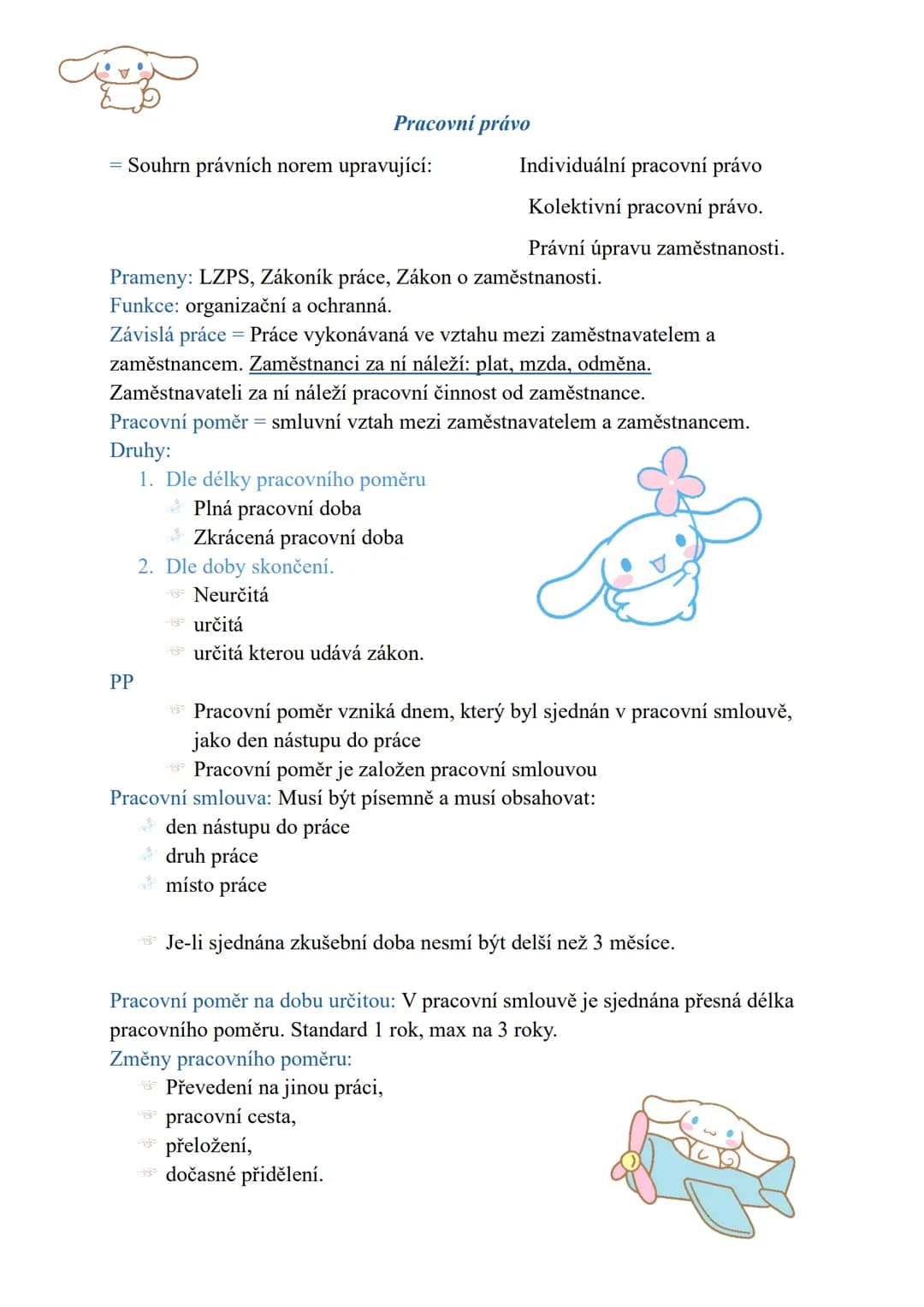# Pracovní právο
= Souhrn právních norem upravující: Individuální pracovní právo
Kolektivní pracovní právo.
Právní úpravu zaměstnanosti.