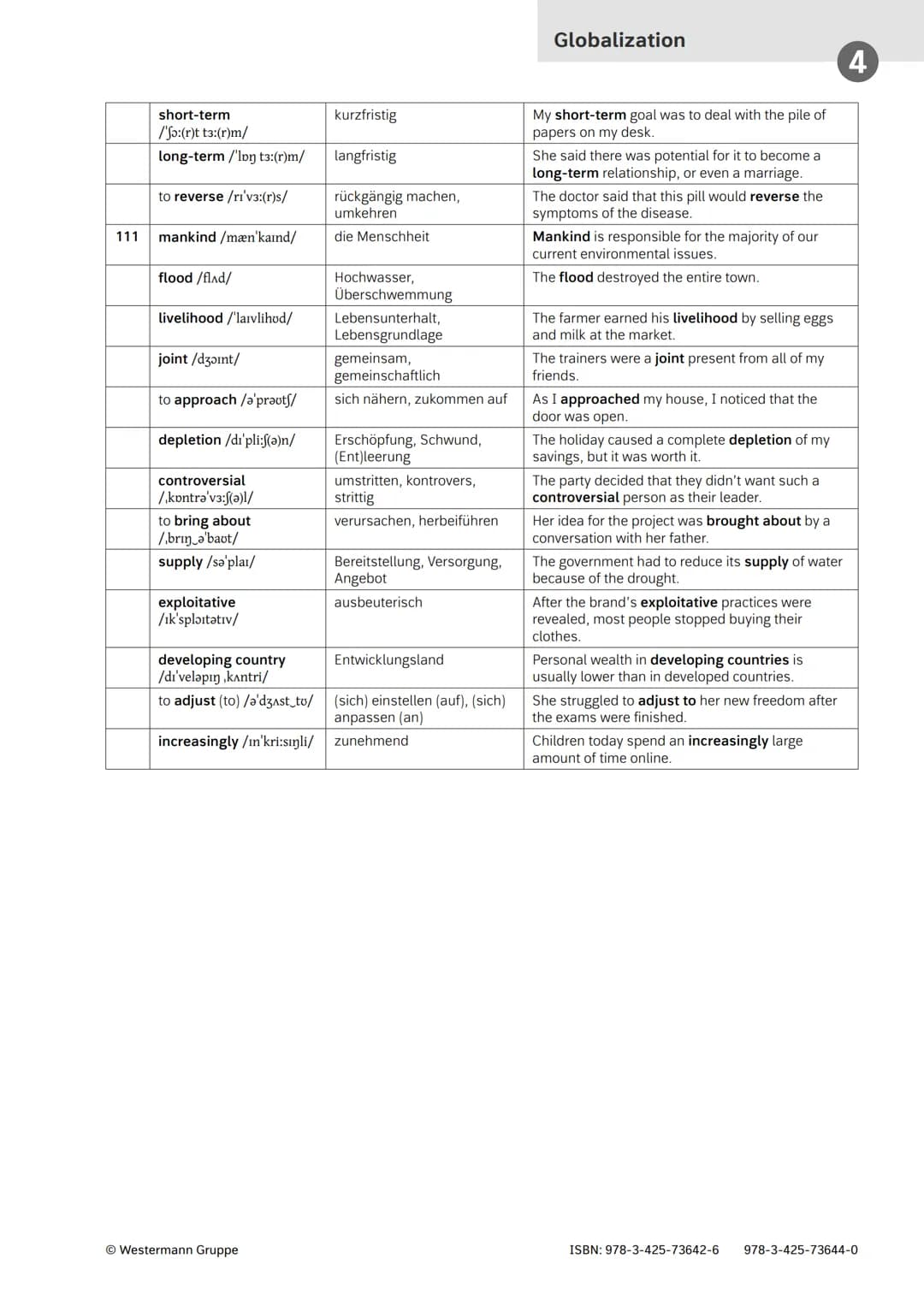 # German-English Vocabulary: Saving the
Planet
Adjectives (Adjektive)
German | English
---|---
nachhaltig | sustainable
umweltfreundlich |