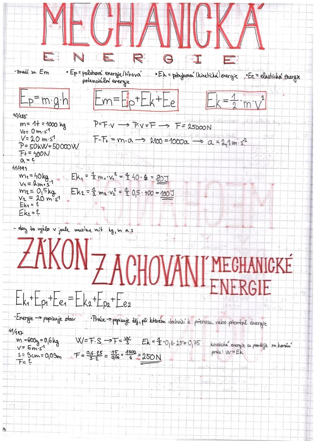 MECHANICKA
-znad se W
PRÁCE
- práci konáme, když působíme silou po dráze
- jednotha = J
$W=F\cdot s$
$cosd=\frac{F_1}{F}=F\cdot cosa$
$W=F\