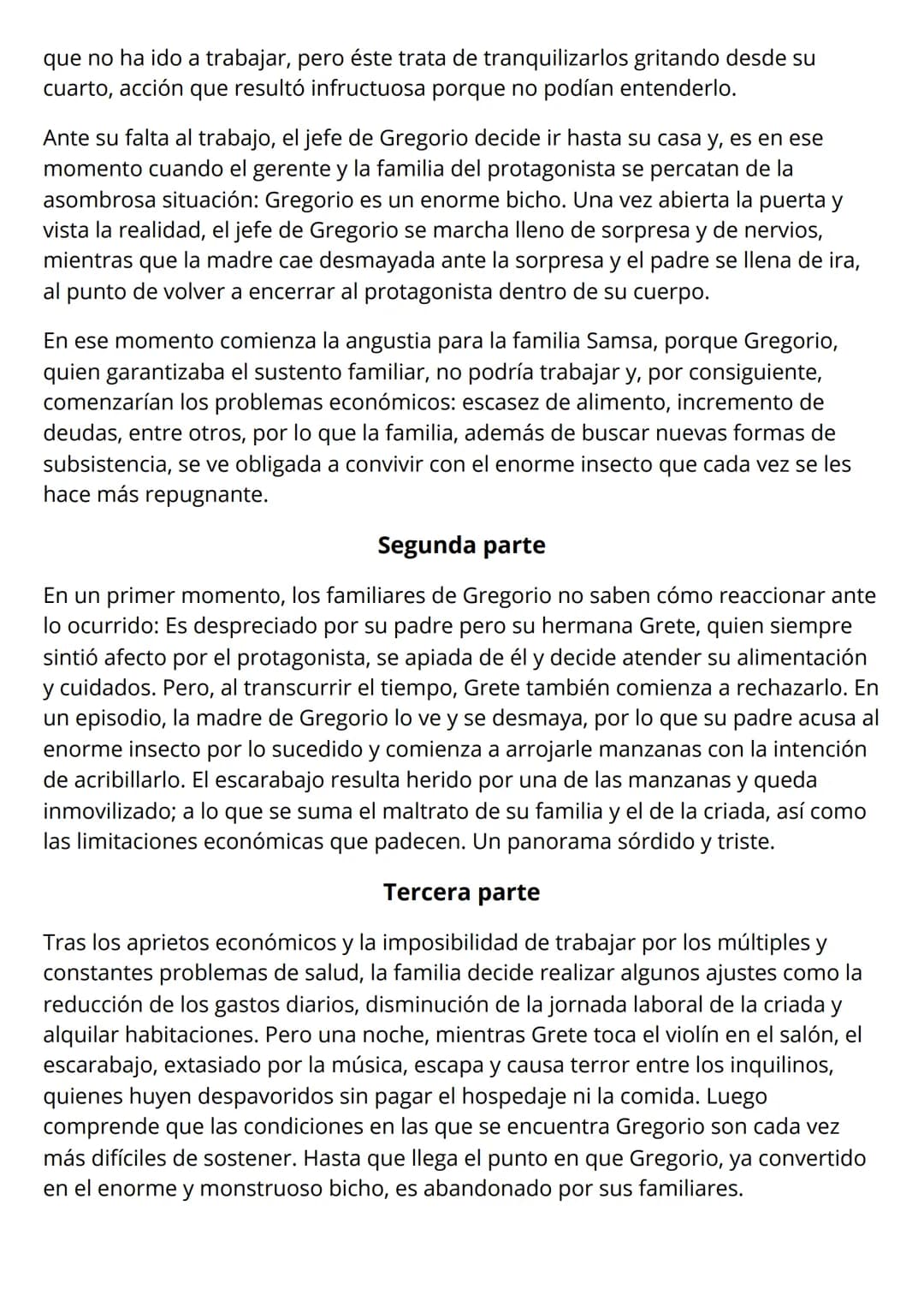 # La Metamorfosis
Franz Kafka
"La Metamorfosis" de Franz Kafka es una novela que narra la transformación de
Gregorio Samsa, un joven emple