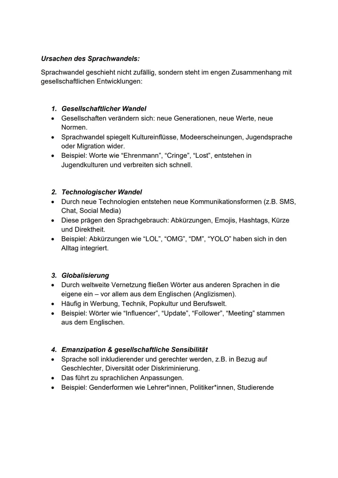 # Deutsch Abitur 2025 Lernzettel Berlin/ Brandenburg
1. Kurshalbjahr - Entwicklung und Entwicklungstendenzen der
deutschen Sprache (Branden