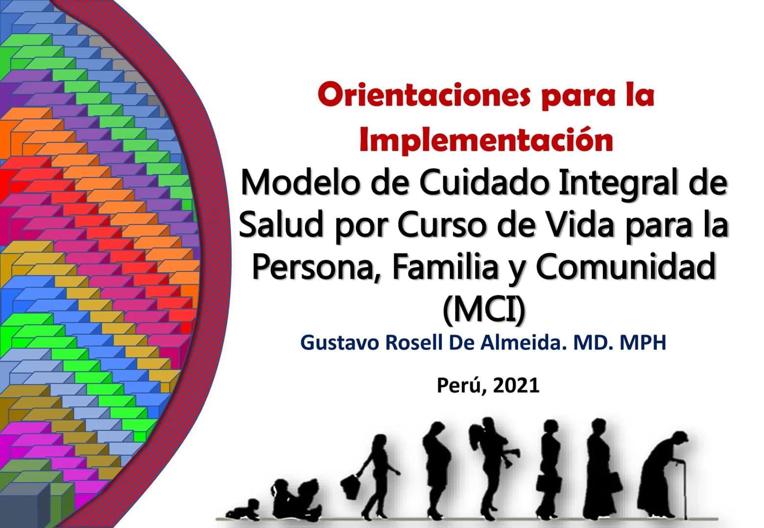 Orientaciones para la
Implementación
Modelo de Cuidado Integral de
Salud por Curso de Vida para la
Persona, Familia y Comunidad
(MCI)
Gustav