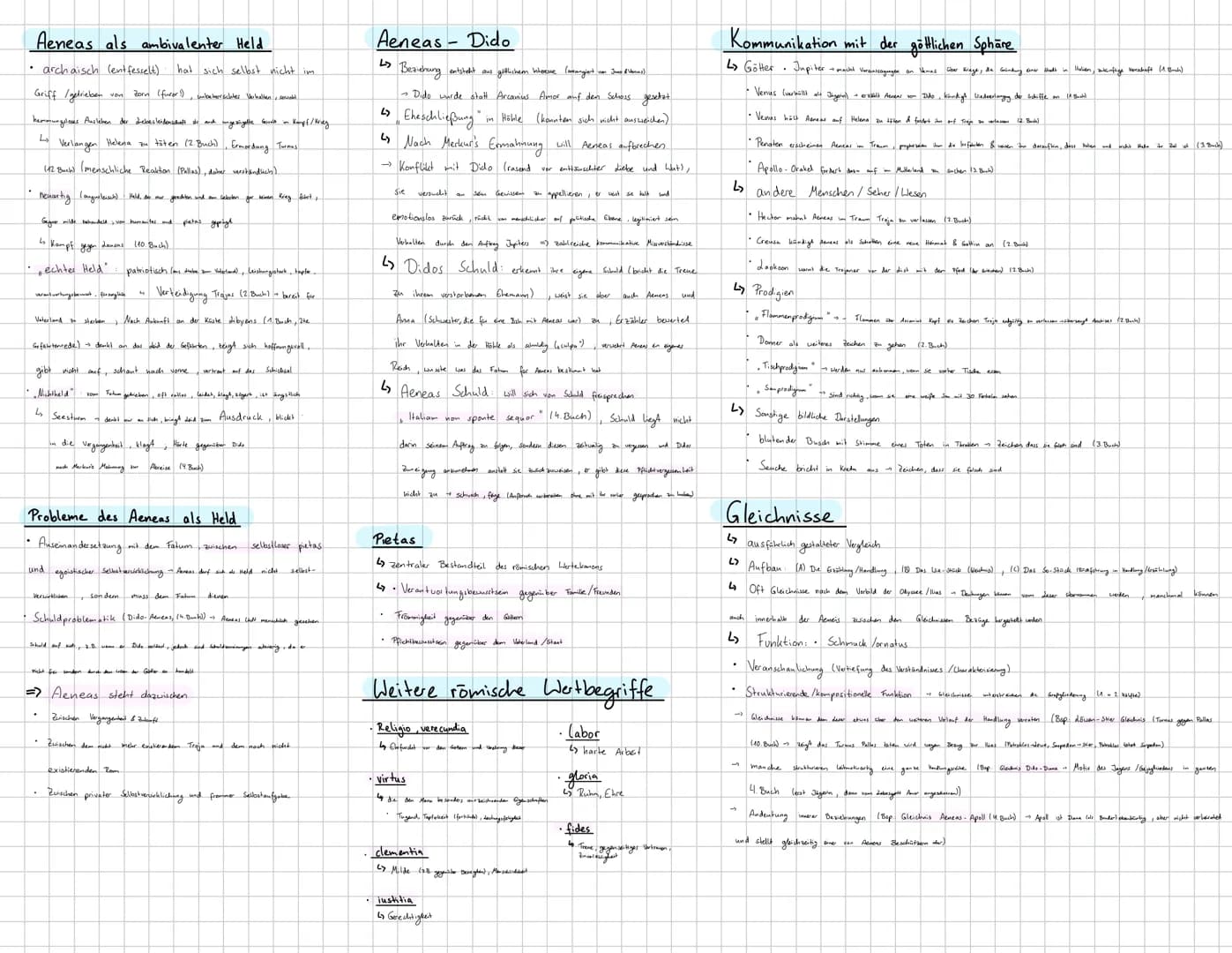 --- OCR Start ---
Latein Abitur: Die. Acmeis.
Schicksal-Fatum - Ideologie
die bestimmende Macht, lagh alles
Gesetz fest
geschieht
Kinem unab