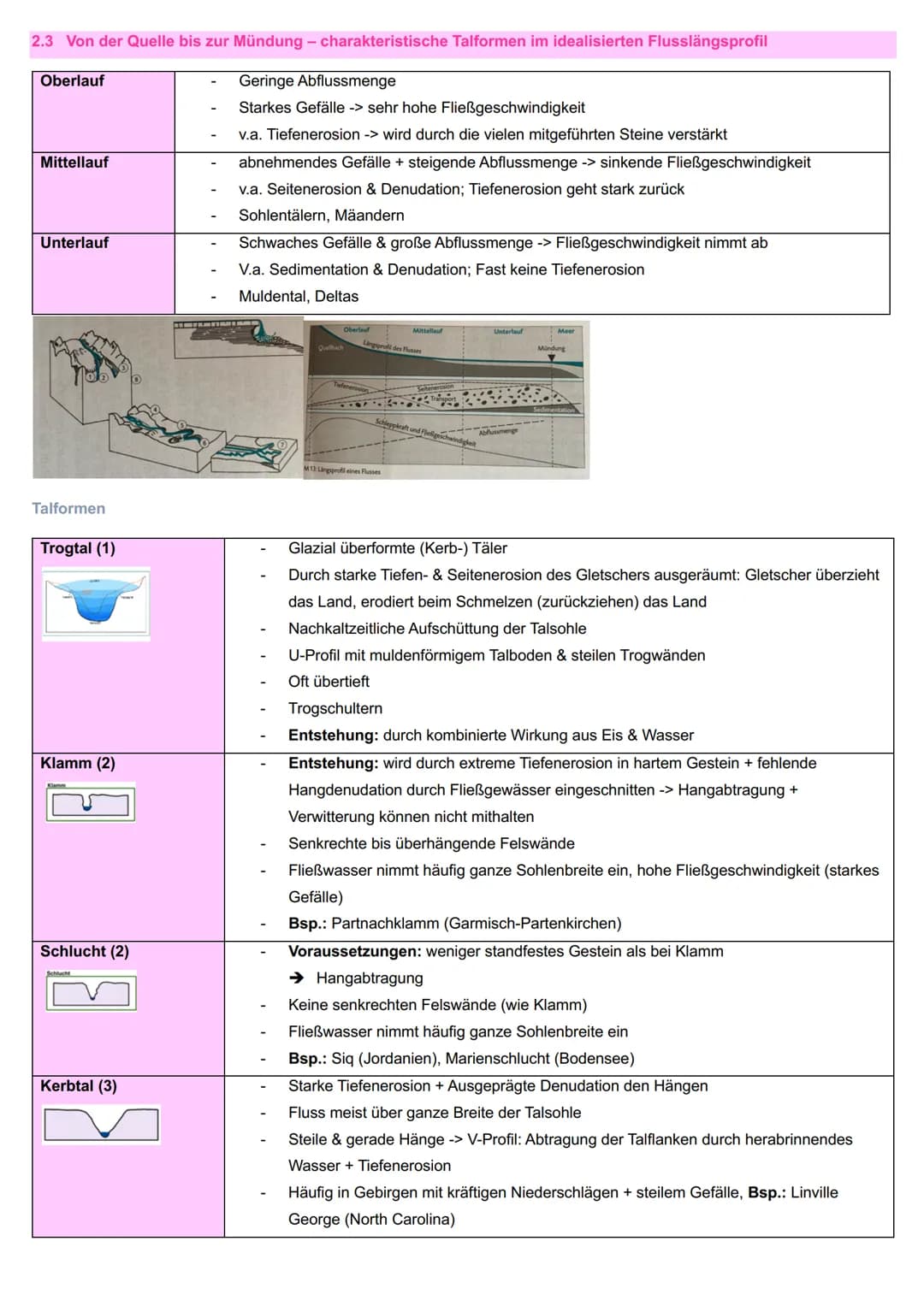 Inhaltsverzeichnis
GEOGRAFIE - ABITUR LERNZETTEL
Formen und Prozesse der Reliefsphäre
1. Verwitterung
1
1.1 Physikalische Verwitterung
1
1.2