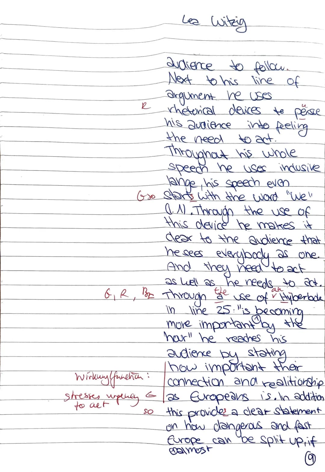 Englishexam
Lea Witzig
17.03.20
Kruse
1)
G R In Olaf Scholz' Speech at
world
I had at the Economic Forum
R in Davos on the 21st
January 2025