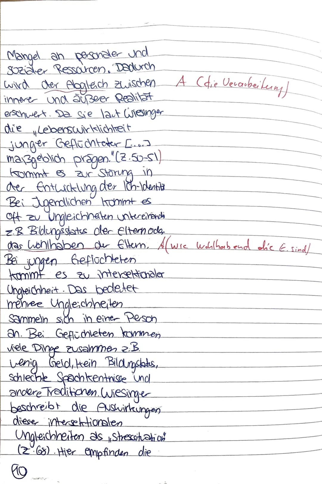 A
Pada klausur
Leo Witzg
Frau Pengel
25.03.25
A)
sb
2
Der Sachtext „Identitäts-
bildung junger Geflüchteter"
verfasst von Wiesinger,
Irmela