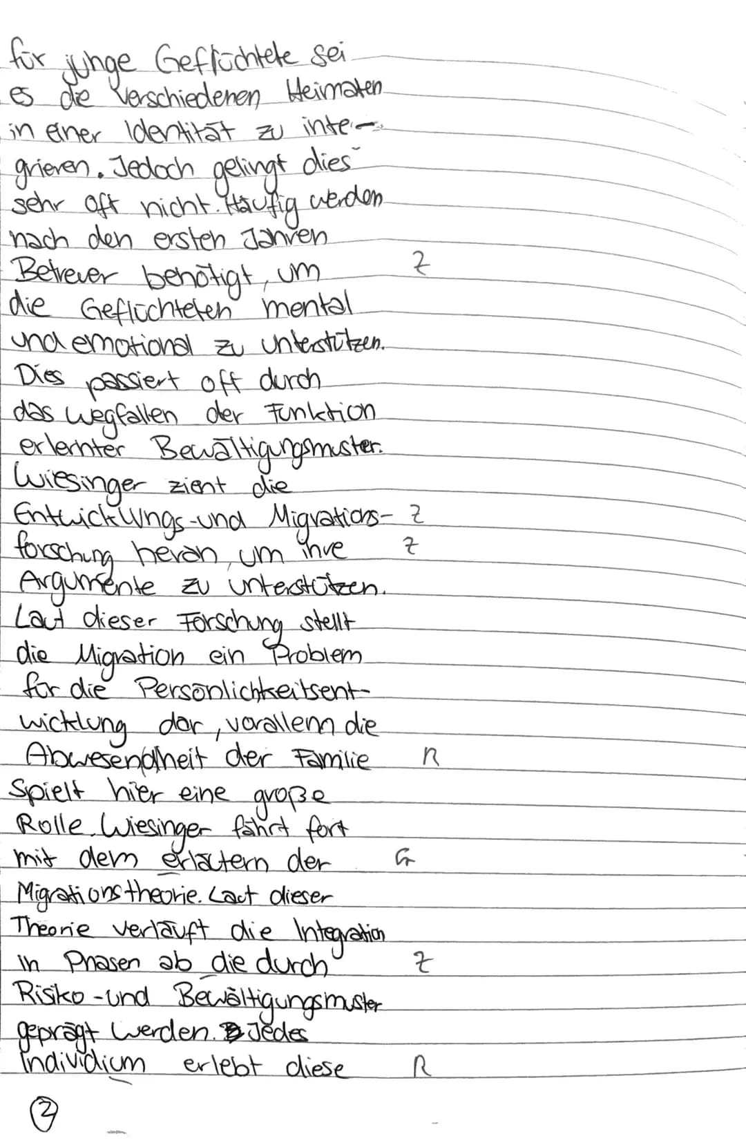 A
Pada klausur
Leo Witzg
Frau Pengel
25.03.25
A)
sb
2
Der Sachtext „Identitäts-
bildung junger Geflüchteter"
verfasst von Wiesinger,
Irmela