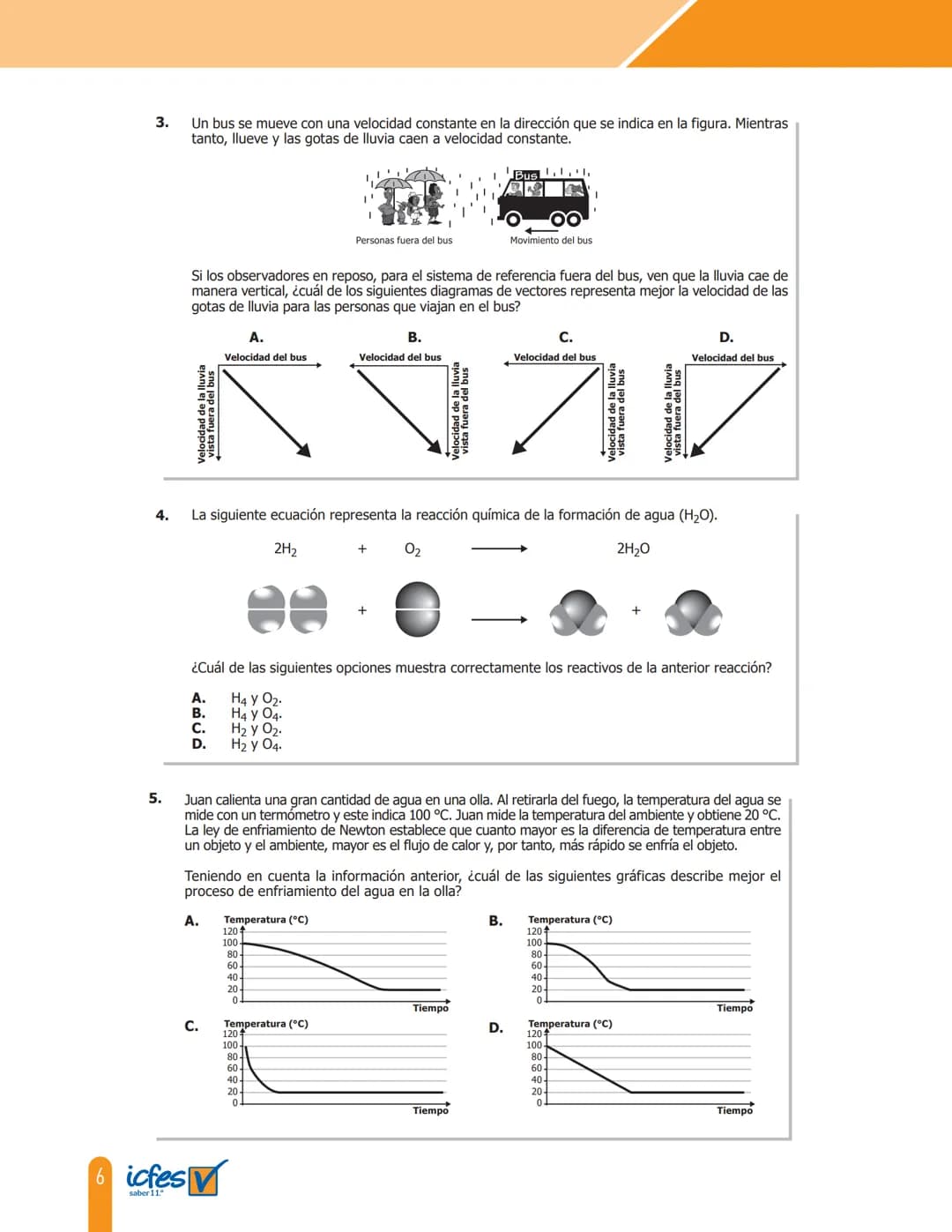 Cuadernillo de preguntas
Saber 11.°
Prueba de Ciencias
Naturales
MINEDUCACIÓN
icfes
mejor saber
TODOS POR UN
NUEVO PAÍS
PAZ EQUIDAD EDUCACIO