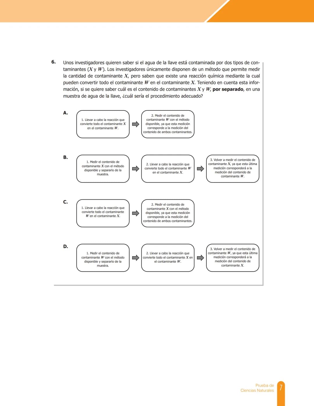 Cuadernillo de preguntas
Saber 11.°
Prueba de Ciencias
Naturales
MINEDUCACIÓN
icfes
mejor saber
TODOS POR UN
NUEVO PAÍS
PAZ EQUIDAD EDUCACIO
