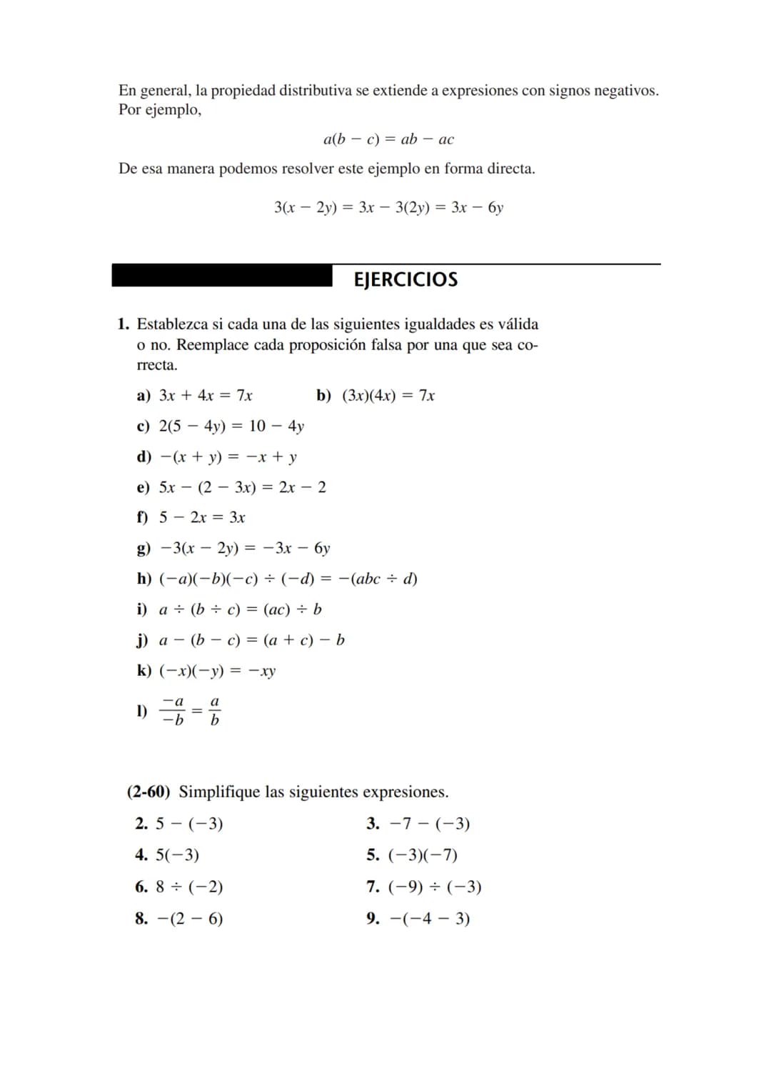 LOS NÚMEROS REALES
Empezaremos dando un breve esbozo de la estructura de los números reales. Los
números 1, 2, 3, etc., se denominan números