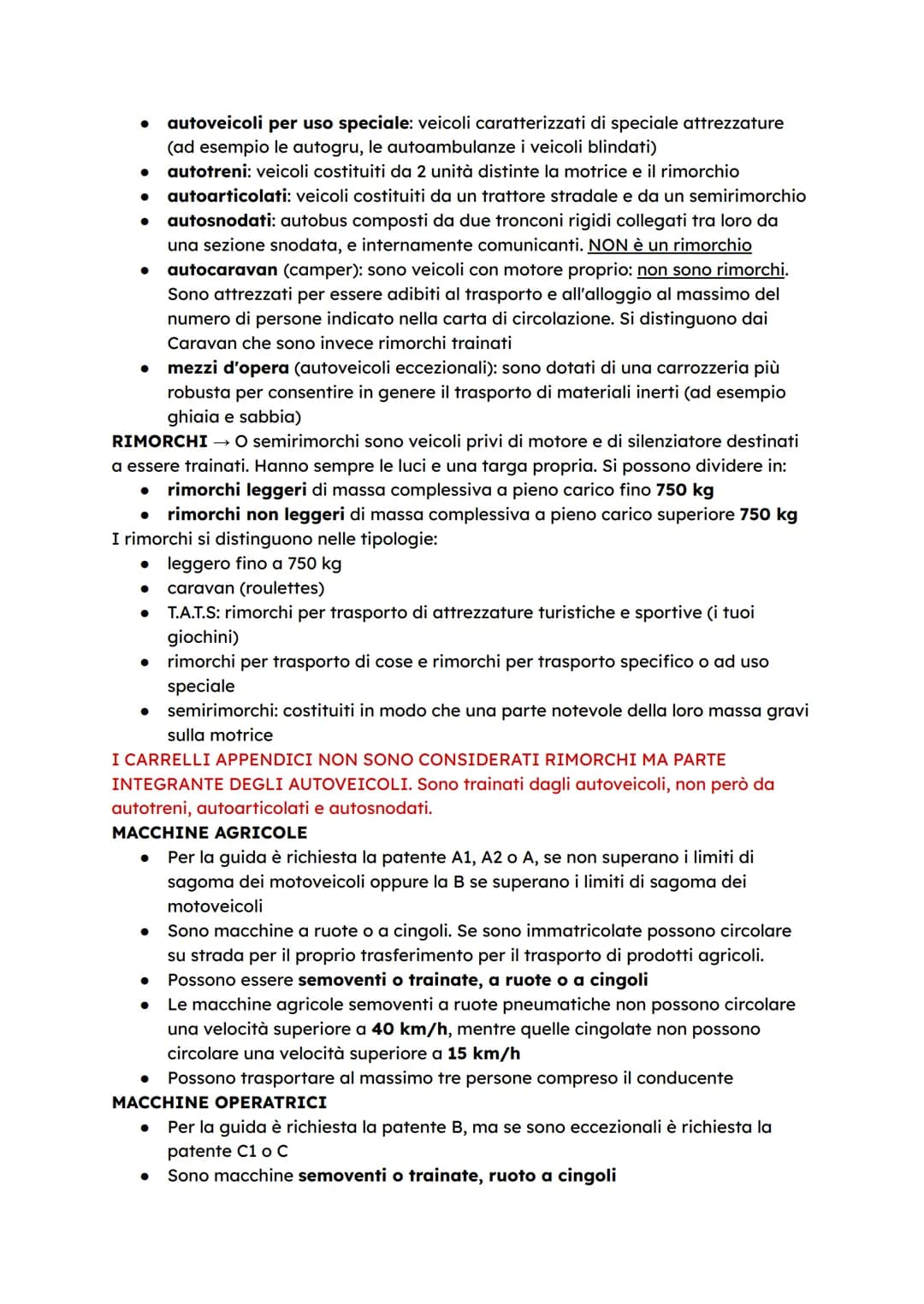 CLASSIFICAZIONE DEI VEICOLI
VEICOLI PRIVI DI MOTORE
• veicoli a braccia → sono quelli spinti o trainati dall'uomo
• veicoli a trazione anima