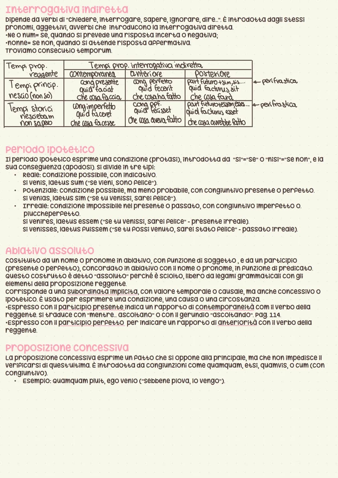 ## Costrutti
### CUM NARRATIVO
È introdotta da "cum" ed espressa al modo
congiuntivo, seguendo la consecutio
temporum. Può essere temporale