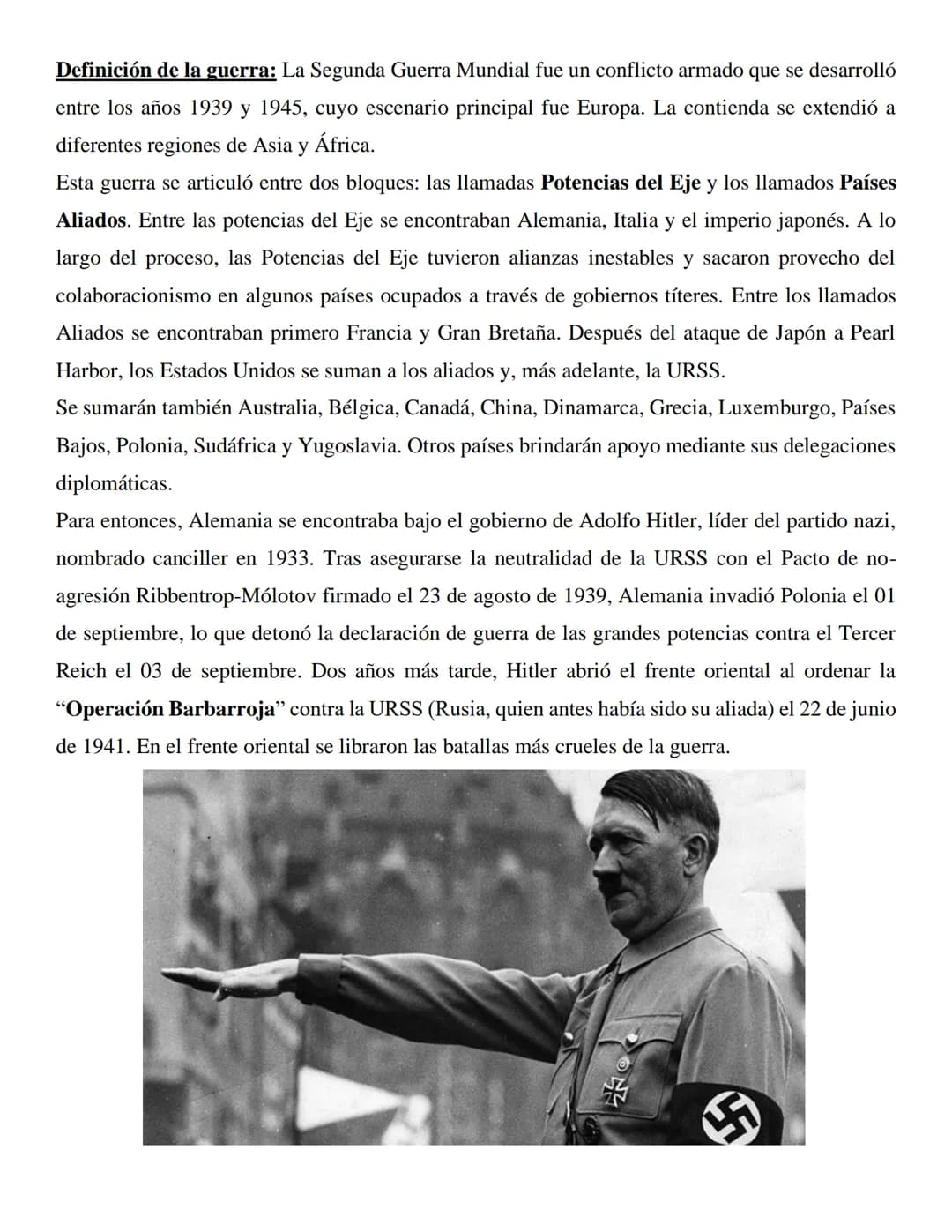 # HISTORIA V
Cuaderniillo teórico practico – Año 2.022
Profesora: Martinez. Sabrina.
Alumno:____________________________________
LA SEGUN