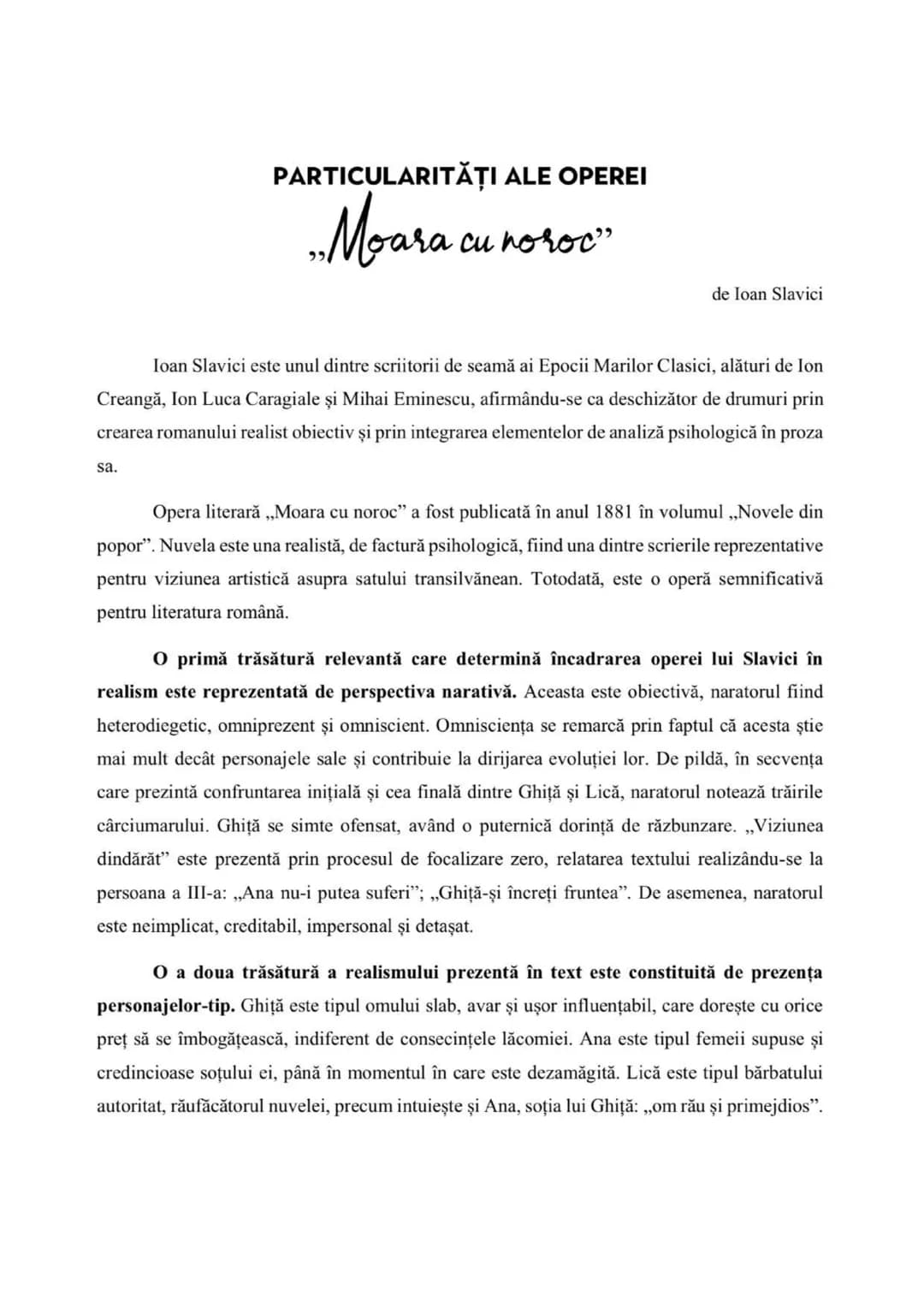 LISTA RELEVANTĂ A ESEURILOR - BACALAUREAT 2024
1.Moara cu noroc", de Ioan Slavici;
2.
Ion", de Liviu Rebreanu;
3.
Povestea lui Harap-Alb",