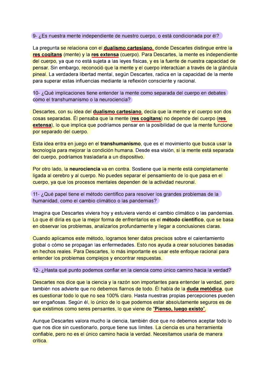 DESCARTES
EXPOSICIÓN DEL MÉTODO
EL IDEAL DE CIENCIA UNIVERSAL ("MATHESIS UNIVERSALIS")
Antes del siglo XVI, la filosofía era la utilizada so