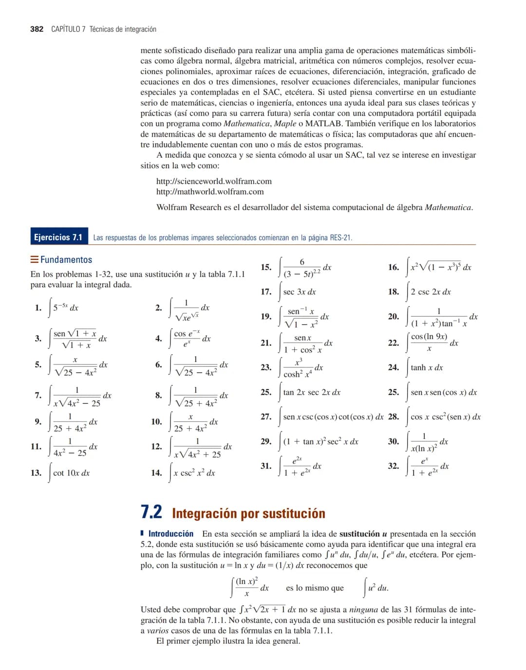3.7 Derivadas de funciones inversas 165
Como habíamos pronosticado, observe que (7) no está definida en x = -1 o x = 1. La fun-
ción seno i