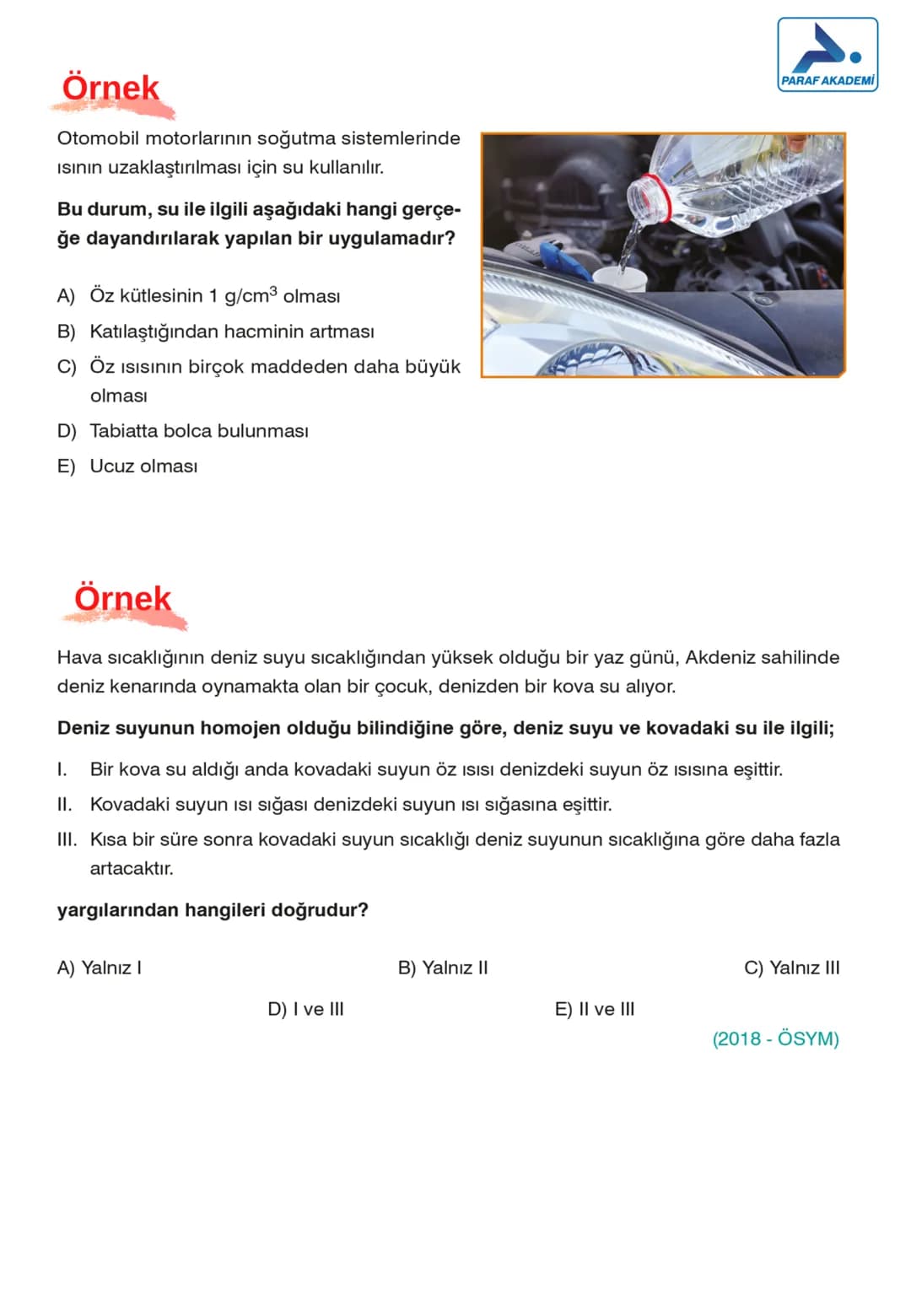 --- OCR Start ---
ISI VE SICAKLIK
5.
Isı ve Sıcaklık
FAS
ISI VE SICAKLIK
Isı ve sıcaklık, günlük yaşantımızda etkilerini en çok hissettiğimi