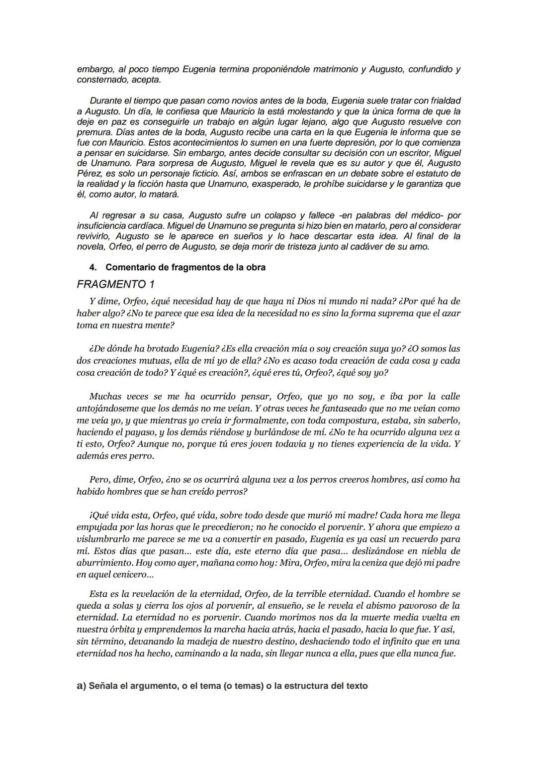 TEMA 6. MIGUEL DE UNAMUNO Y NIEBLA
1. Introducción
Nació en Bilbao y obtuvo la cátedra de griego en la Universidad de Salamanca, ciudad a la