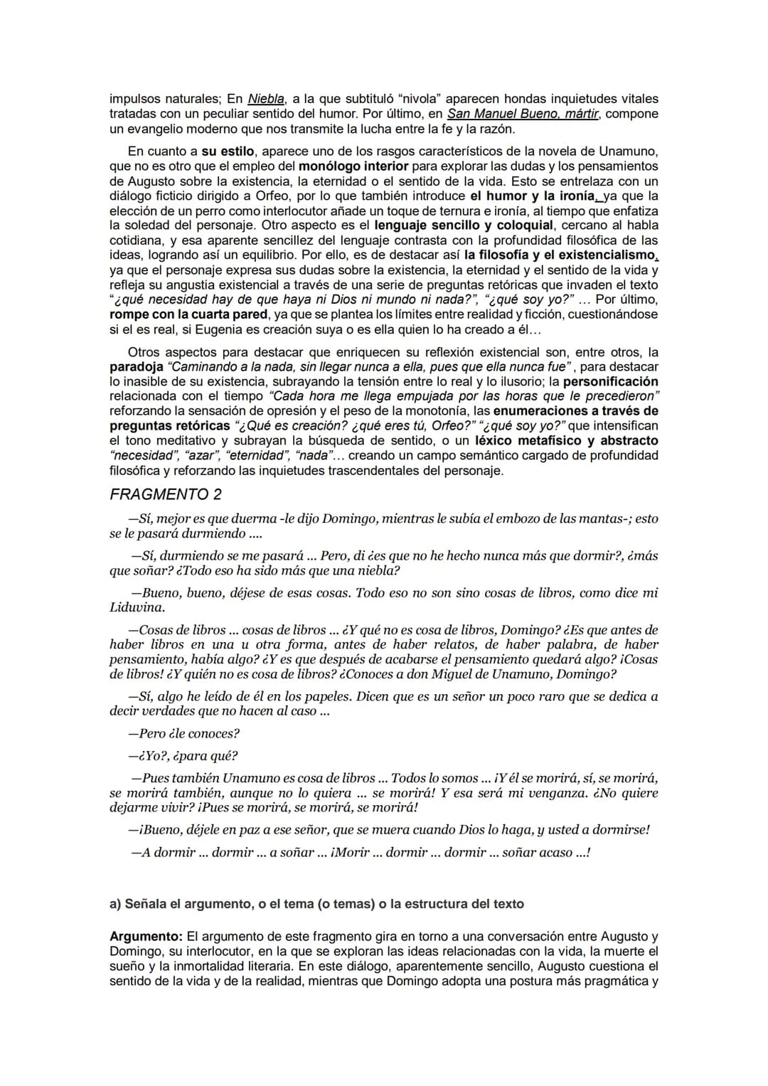 TEMA 6. MIGUEL DE UNAMUNO Y NIEBLA
1. Introducción
Nació en Bilbao y obtuvo la cátedra de griego en la Universidad de Salamanca, ciudad a la