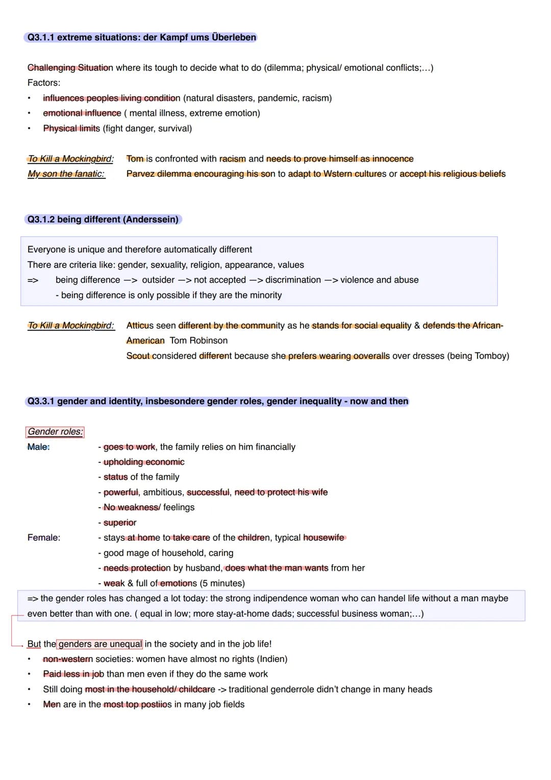 Englisch Überblick
Q1.1.1 Development and principles of American democracy and the Constitution
1. Principles of American Democracy:
-Popula