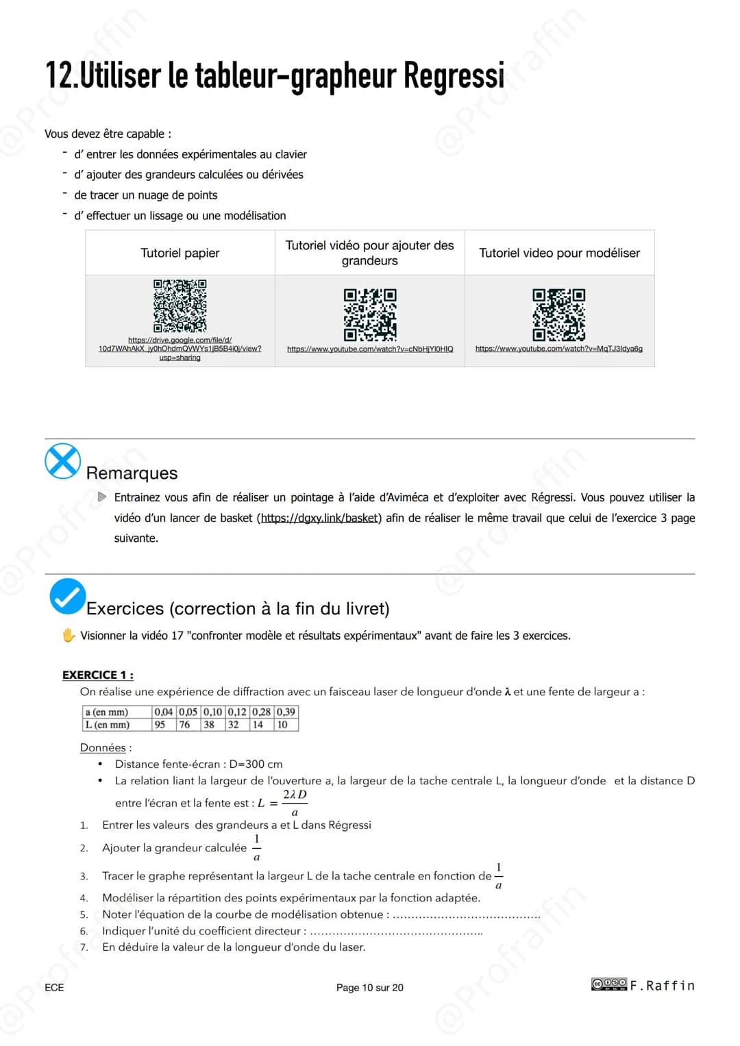 --- OCR Start ---
@P
@P
@PROFRAFFIN
L'épreuve d'Ecation
en spécialité Physique Chimie
2024-2025
Déroulement de
l'épreuve
Le candidat tire au