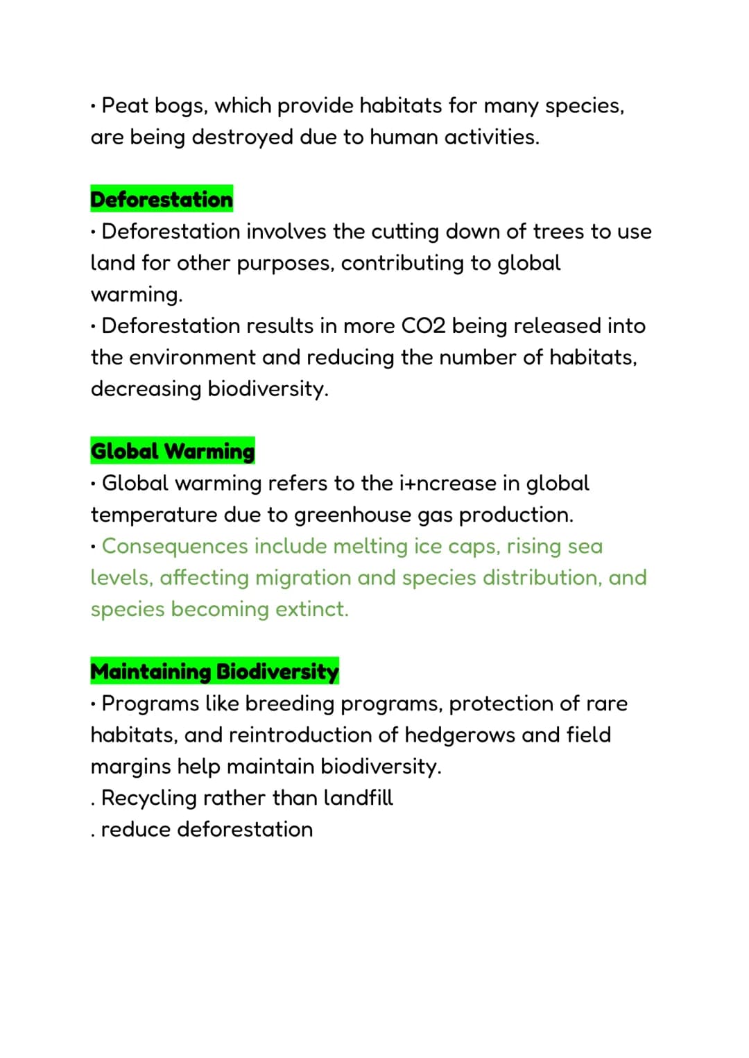 Ecology-
Combined science trilogy- B7
Ecosystems and Interdependence in Species
IMPORTANT DEFINITION- ecosystem - a community of
living orga