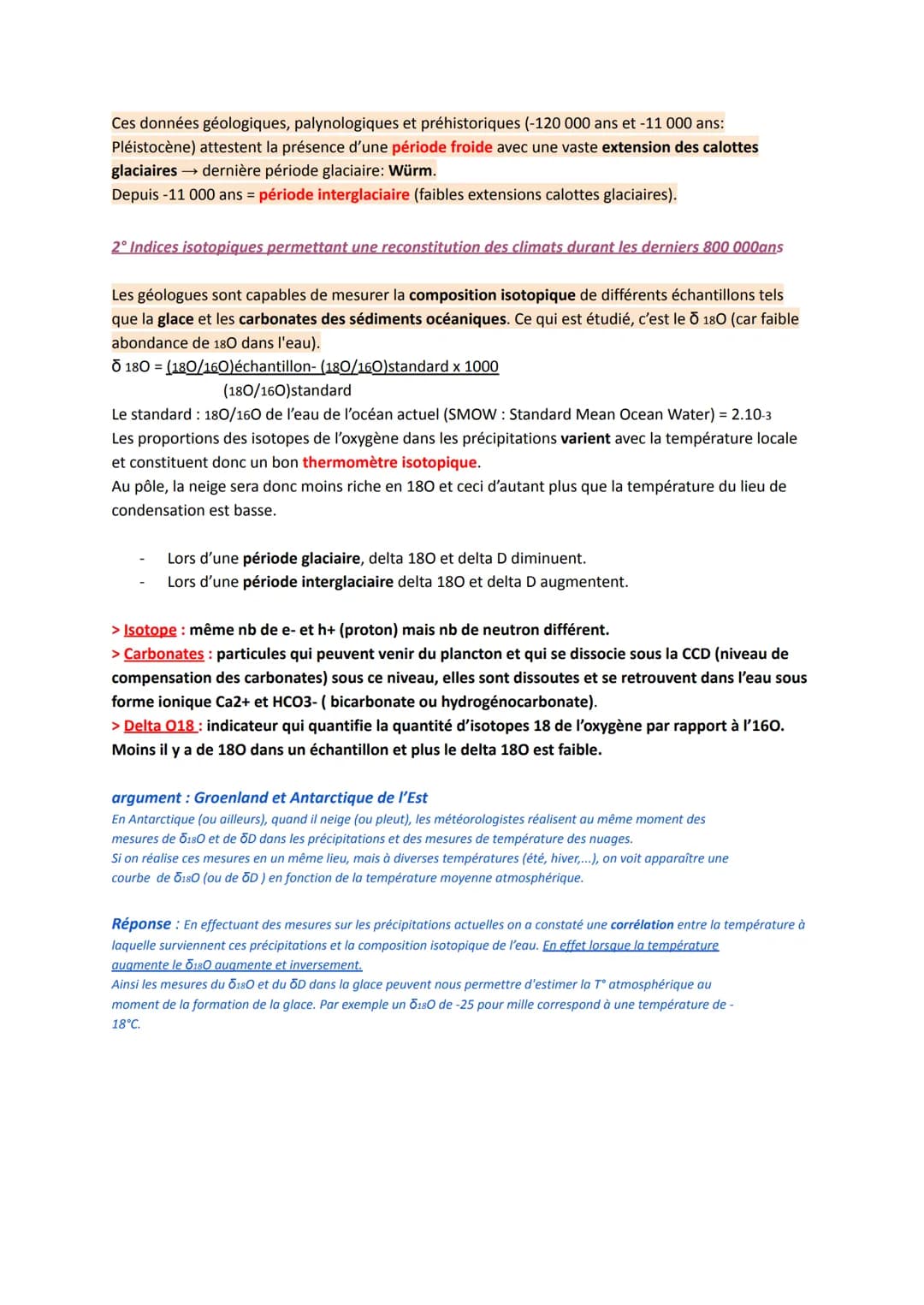 CH1: Reconstituer et comprendre les variations
climatiques du passé
Depuis 150 ans, le climat planétaire présente un réchauffement climatiqu