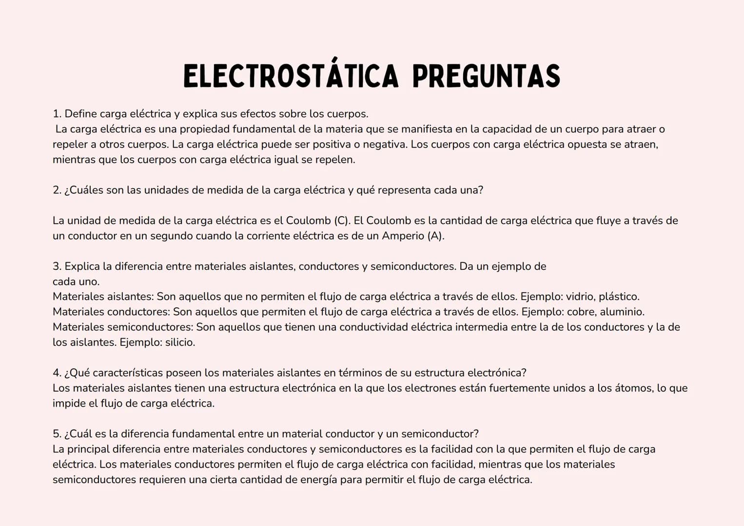 CARGA ELÉCTRICA
Se representa por la letra que y su
sistema internacional es el coulomb "C".
El coulomb es equivalente a 6.25×10<sup>18</sup