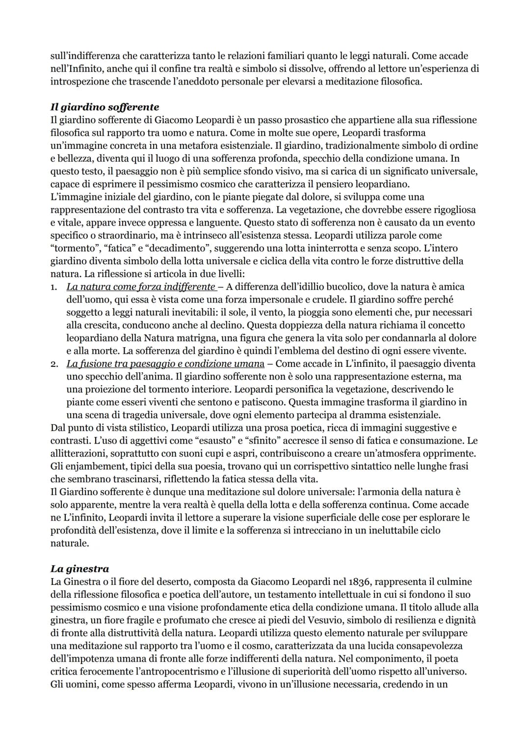 Giacomo Leopardi
Giacomo Leopardi nasce a Recanati il 29 giugno 1798, è il primo figlio del conte Monaldo e la
madre si chiama Adelaide Anti