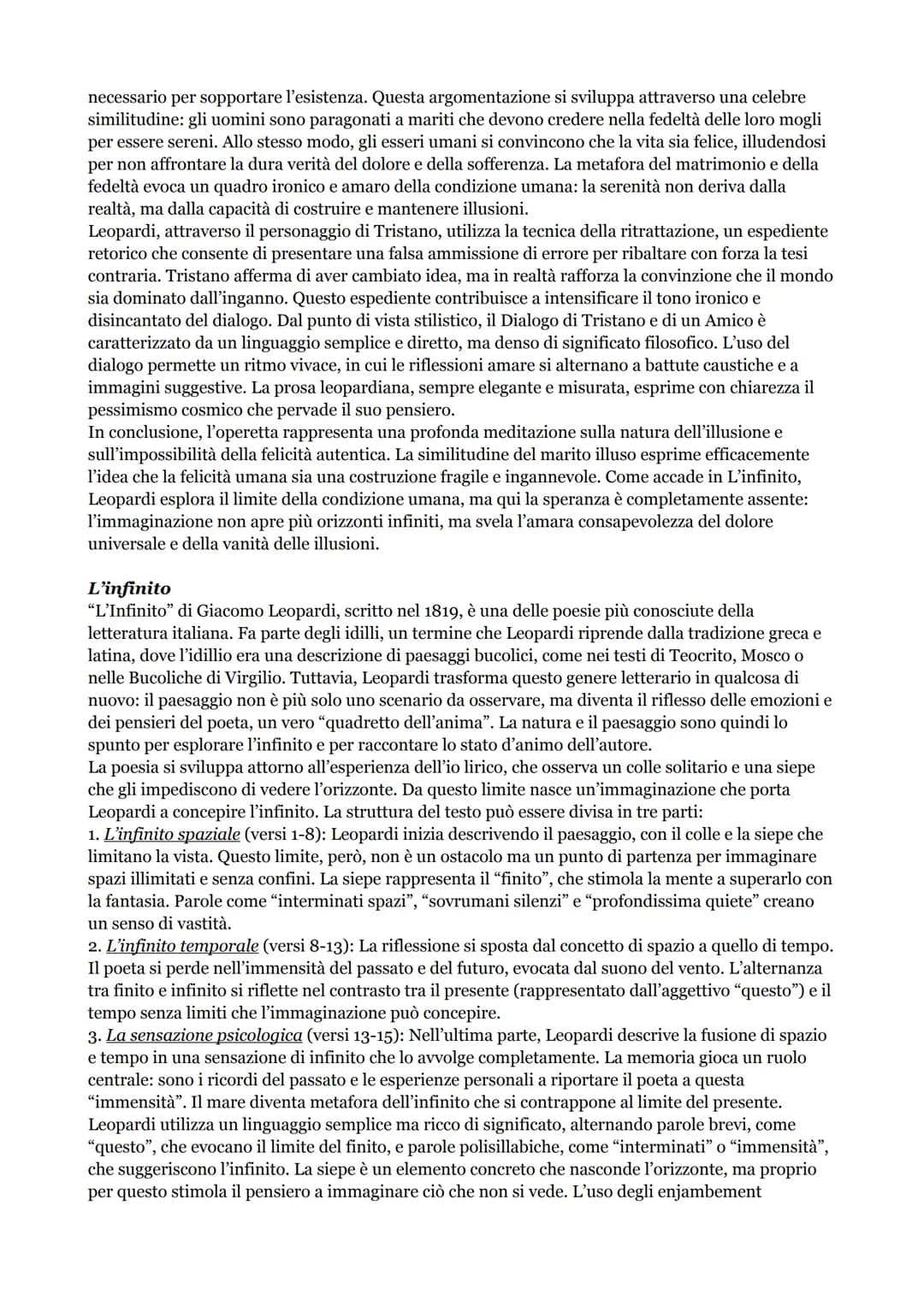 Giacomo Leopardi
Giacomo Leopardi nasce a Recanati il 29 giugno 1798, è il primo figlio del conte Monaldo e la
madre si chiama Adelaide Anti