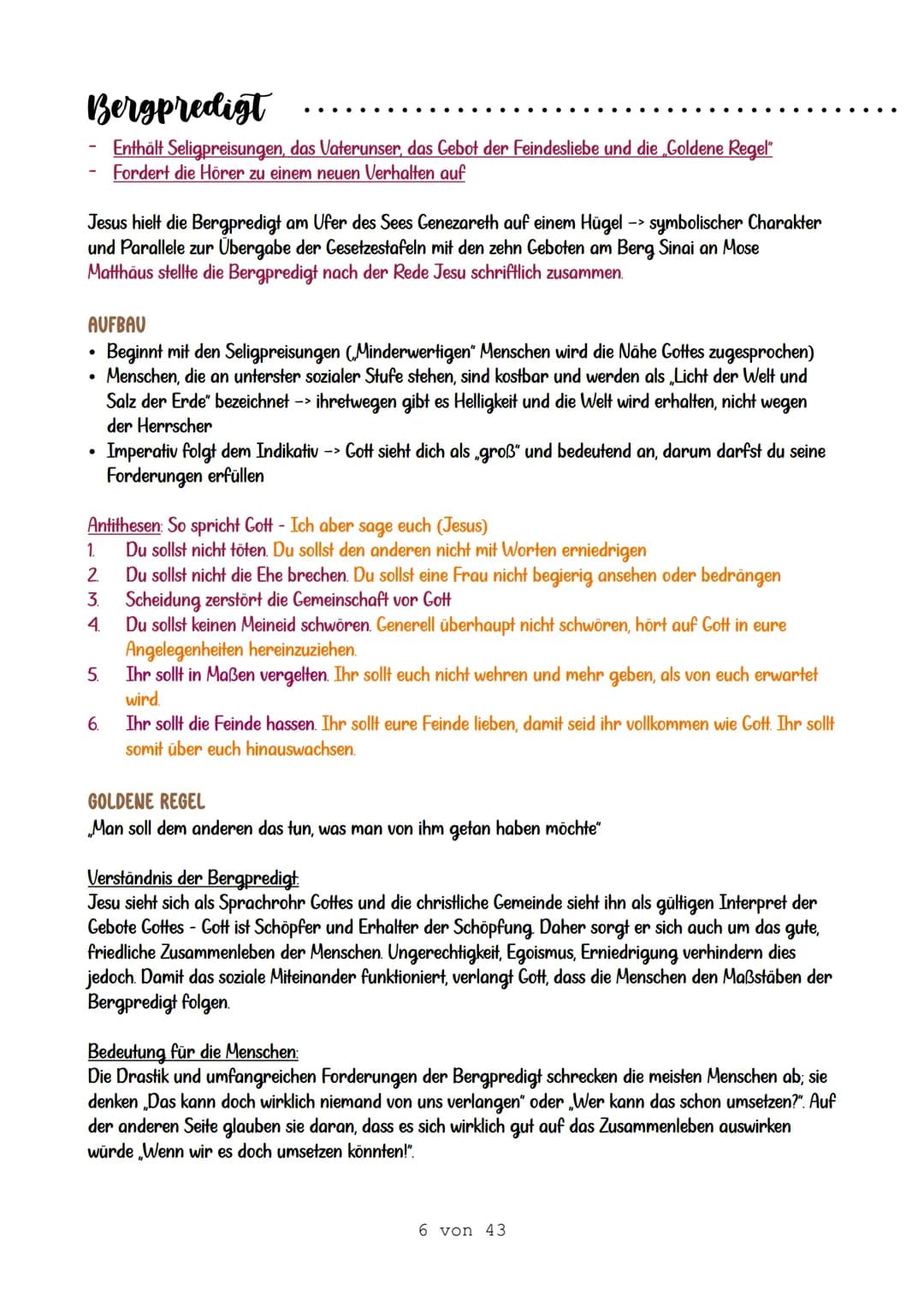 Religion Abi-Merkzettel
Q!: JESUS CHRISTUS UND DIE VERKUNDIGUNG SEINES REICHES
- Leben und Verkündigung Jesu (Historizität und Authenzität -