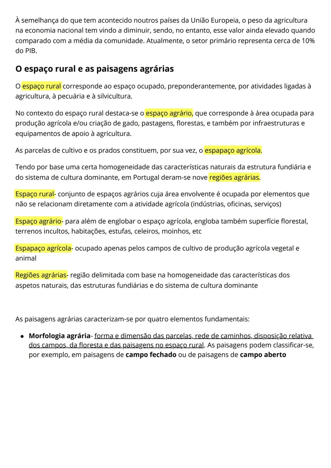 # TEMA 3
1-
## Conceitos essenciais:
**VAB (Valor Acrescentado Bruto)**- valor bruto da produção deduzido dos custos do processo produtiv
