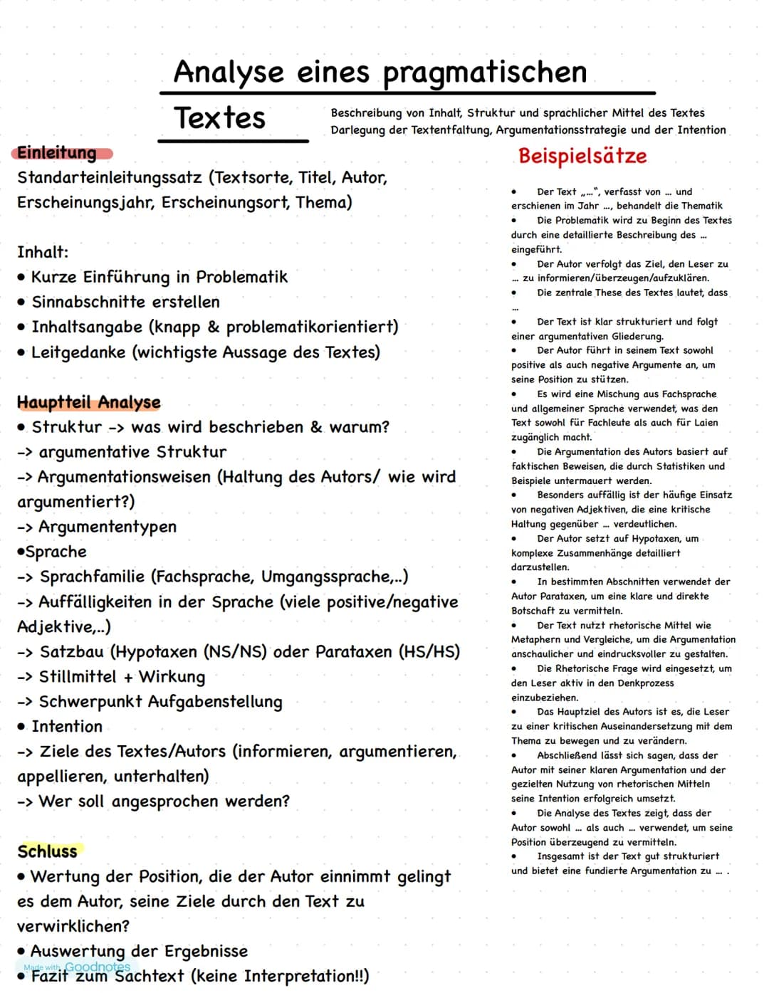 Made with Goodnotes • Liebeskonzepte in der Lyrik
• Georg Büchner: Woyzeck
Themen
• Sprache in politisch-gesellschaftlichen Verwendungszusam