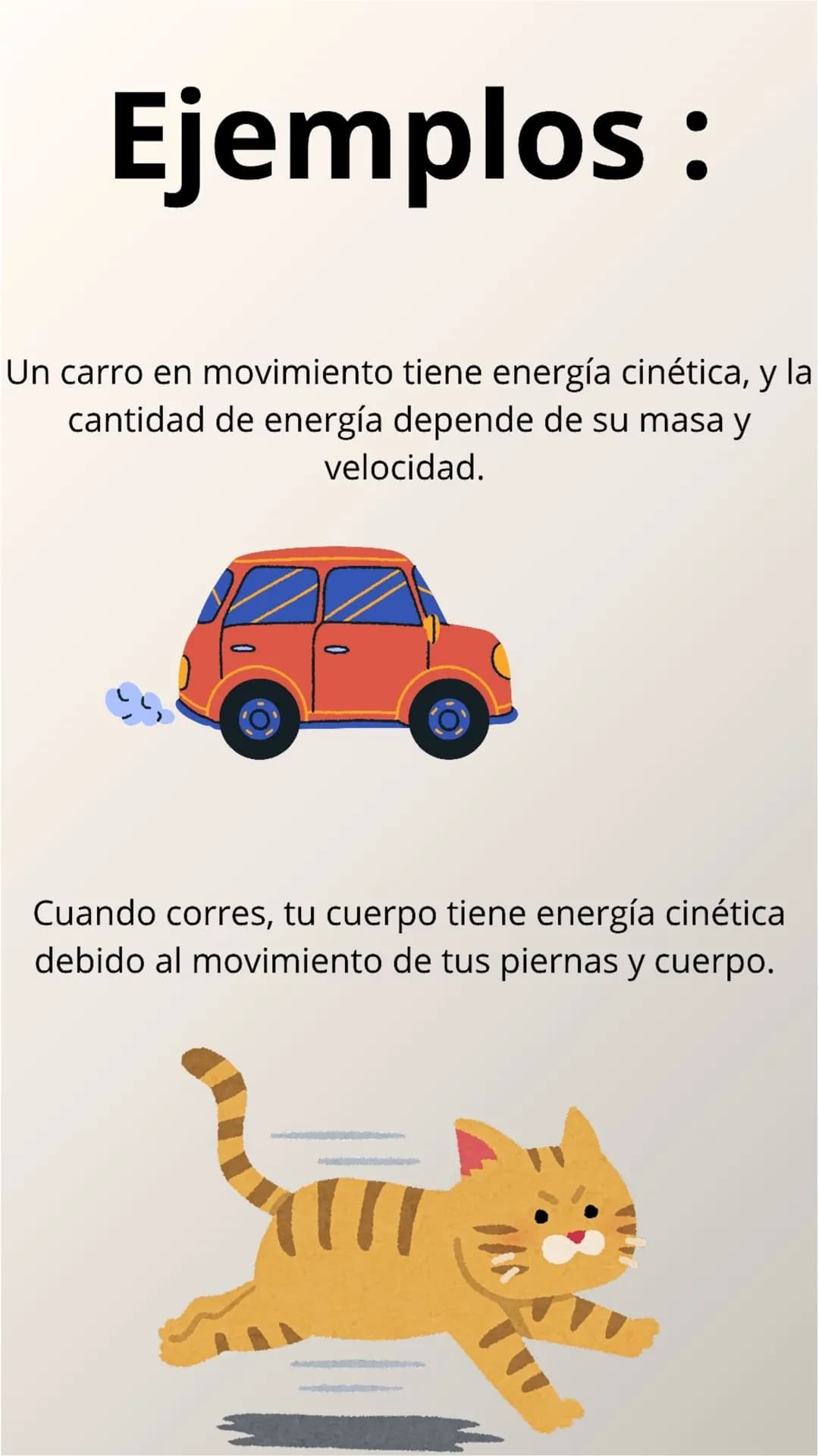 Energía
cinética... # Que es la energía cinética???
La física la define como la cantidad de trabajo realizado por todas las fuerzas que act
