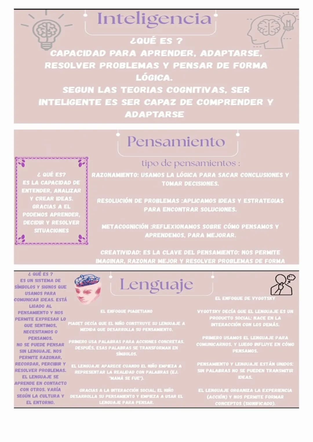 psicologia
COGNITIVA
¿QUÉ ES ?
Es una rama de la psicología que se enfoca
en estudiar los procesos mentales involucrados
en el conocimiento,
