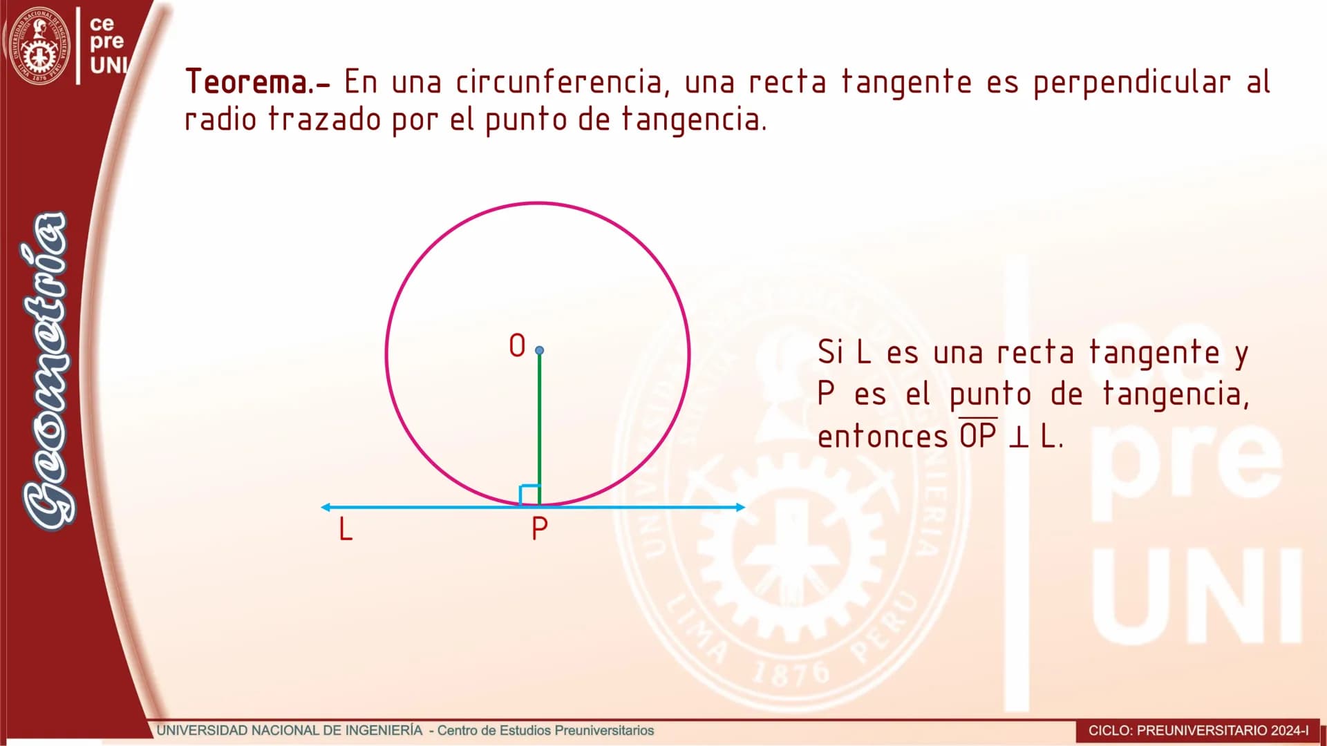 # Definición
Circunferencia
Una circunferencia es el conjunto de todos los puntos de un plano que
equidistan de otro punto fijo de dicho p