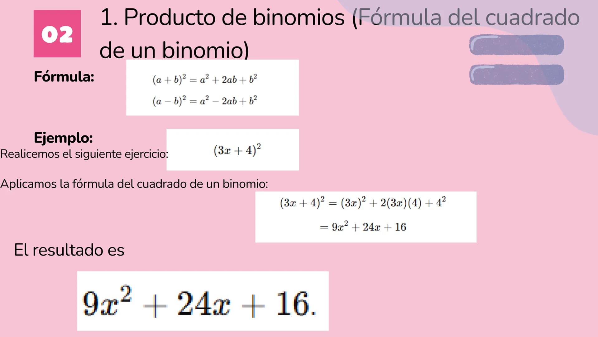 # TUTORIAL DE
COMO REALIZAR
UNA EJERCICIO DE
PRODUCTO
NOTABLE
Presentado por Sara Itzel Verdin Ramirez # 01 ¿Que son los productos notable