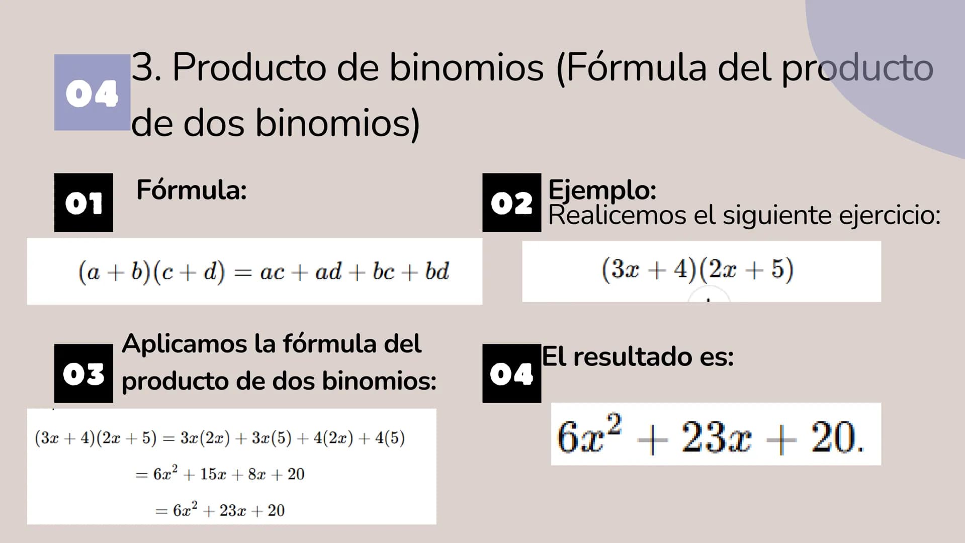 # TUTORIAL DE
COMO REALIZAR
UNA EJERCICIO DE
PRODUCTO
NOTABLE
Presentado por Sara Itzel Verdin Ramirez # 01 ¿Que son los productos notable