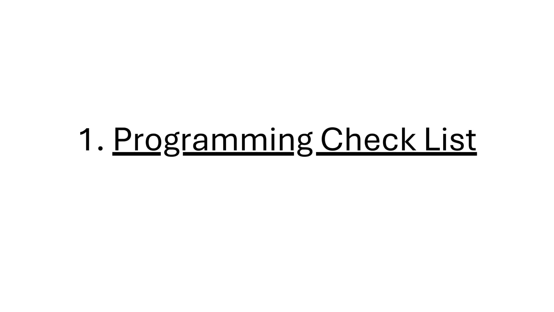 # Paper 1 Com Science
John Joyce 1. <u>Programming Check List</u> Identifiers
What are they?
Meaningful names given to variables (e.g - Age