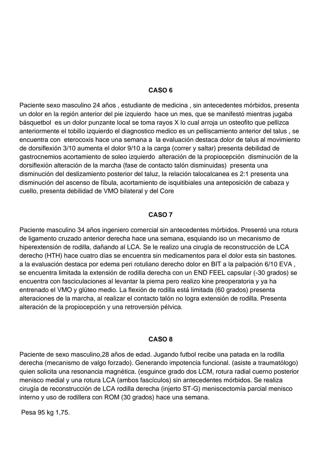 --- OCR Start ---
MIEMBRO SUPERIOR
CASO 1
•Paciente sexo masculino, 24 años, estudiante de secretariado
•Diagnostico medico: epicondilalgia