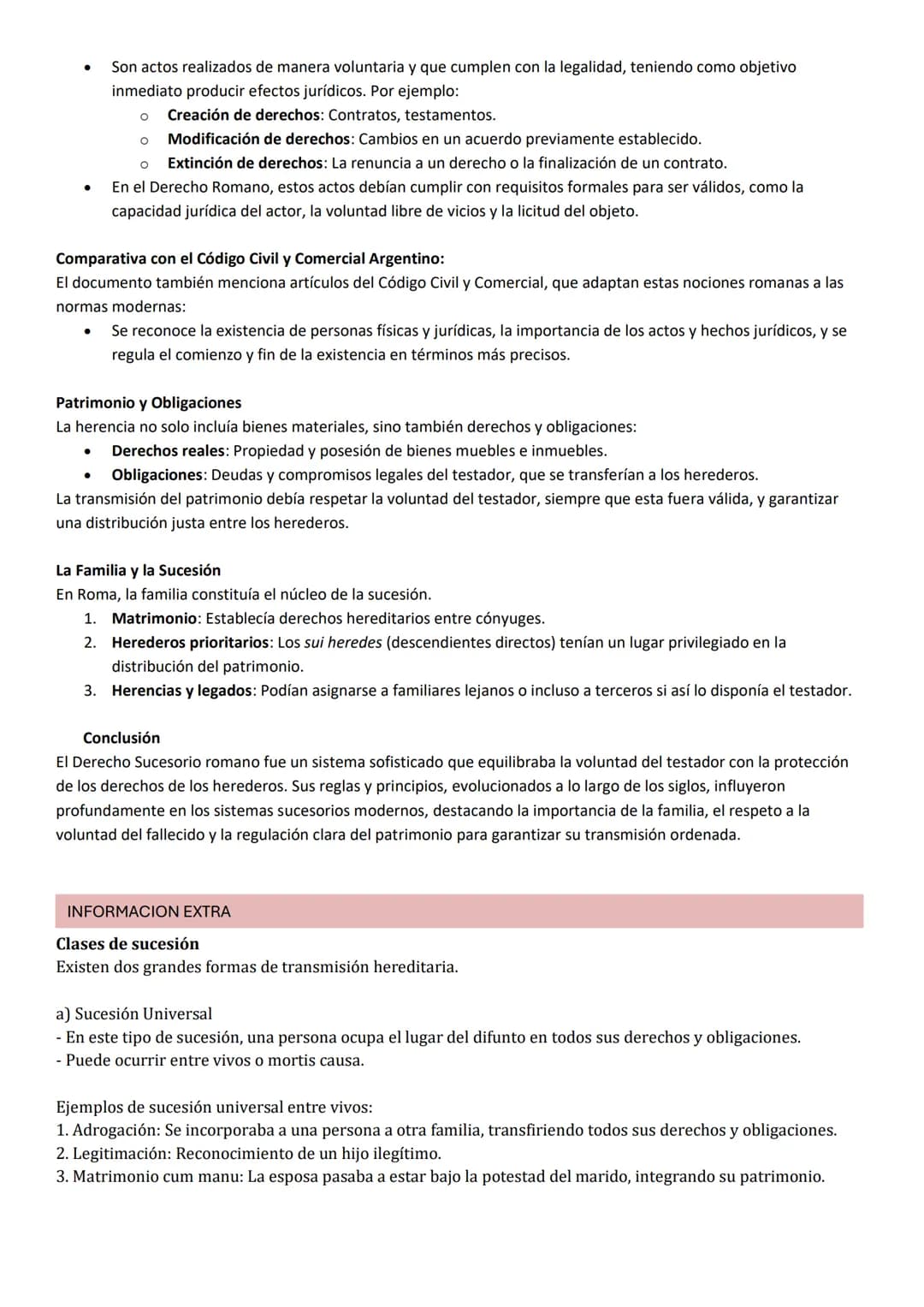 DERECHO SUCESORIO EN ROMA
El Derecho Sucesorio en Roma fue una institución jurídica fundamental, destinada a garantizar la transmisión
orden