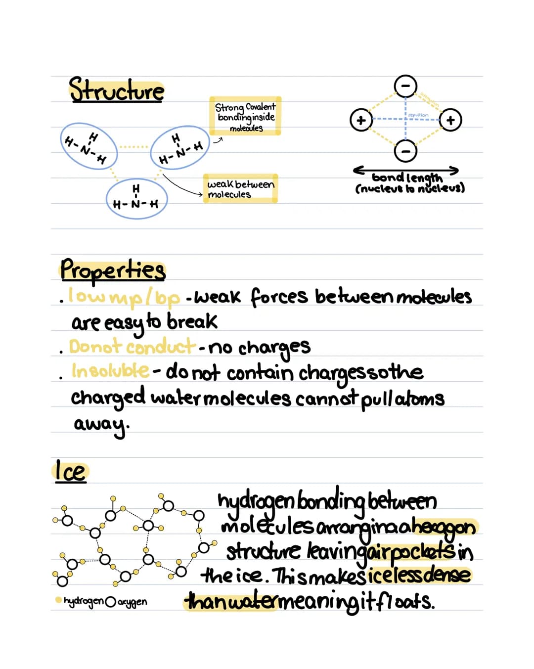 Topic 1.46-Bonding and solid structures
Moremetal
Stronger bonds
Types of bonding
• Metallic bonding - Metals only
O lonic bonding - Metal