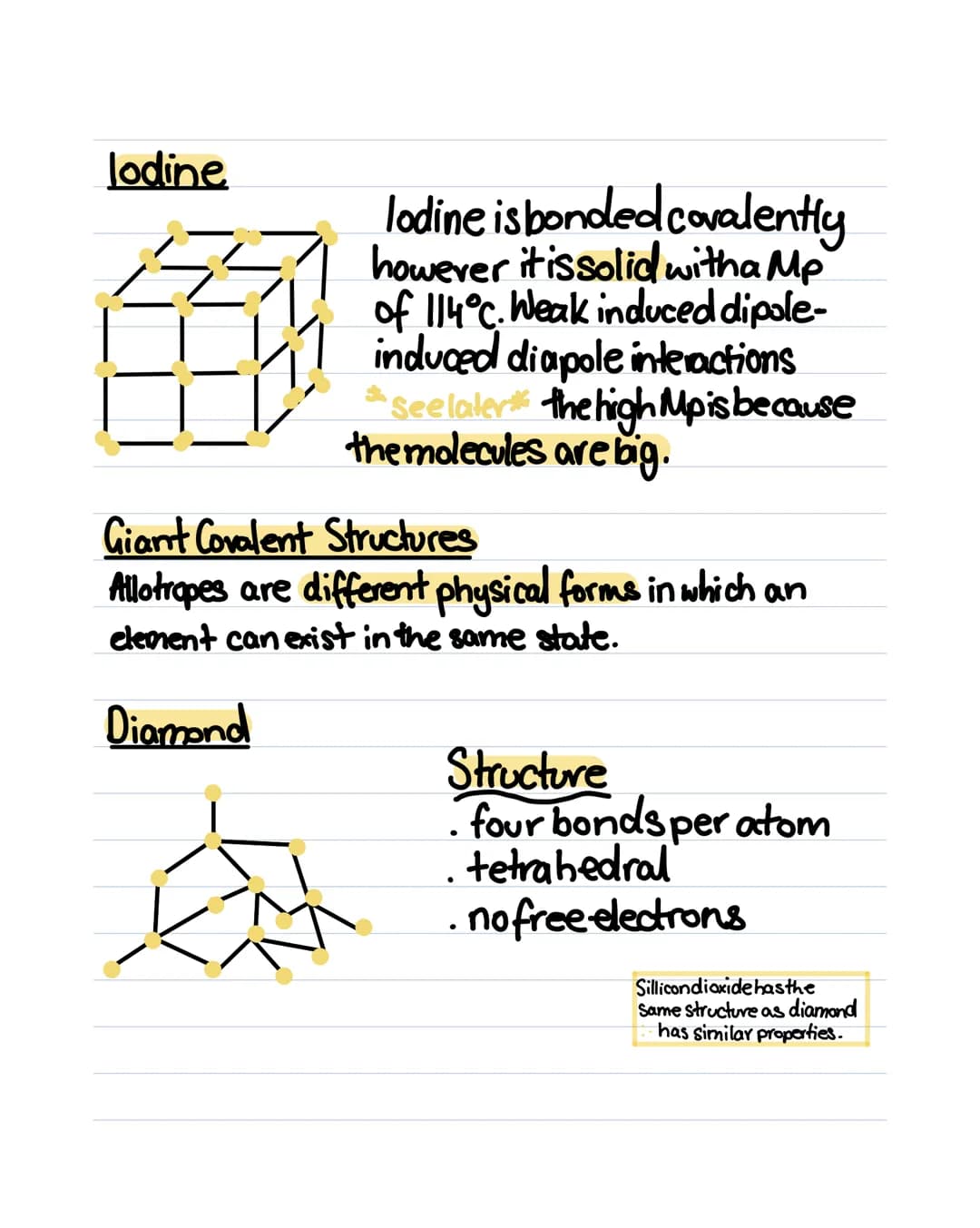 Topic 1.46-Bonding and solid structures
Moremetal
Stronger bonds
Types of bonding
• Metallic bonding - Metals only
O lonic bonding - Metal